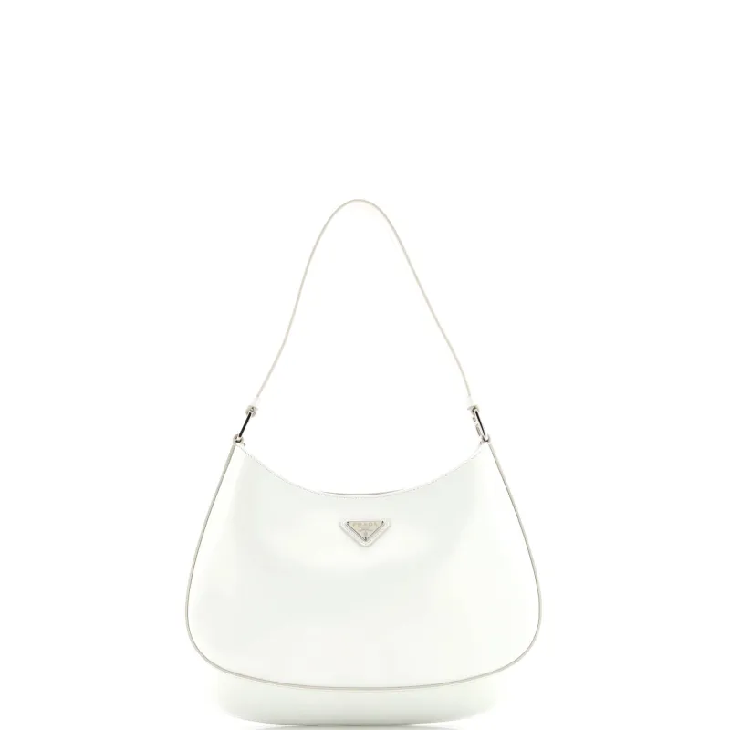 Pre-Loved Prada Cleo Shoulder Bag Spazzolato Leather Medium sold by Zulily