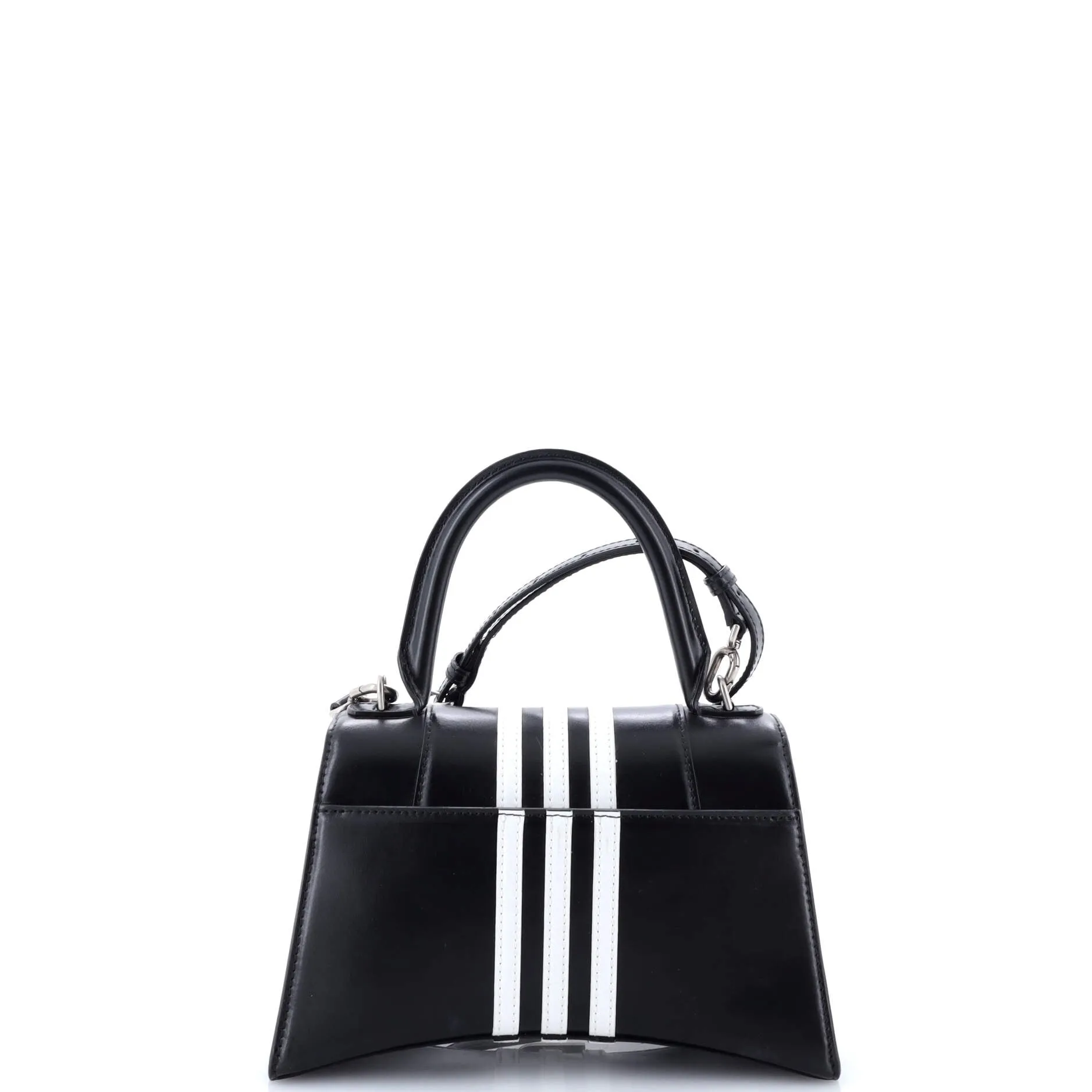 Pre-Loved Balenciaga x adidas Hourglass Top Handle Bag Leather Small sold by Zulily product image thumbnail 3