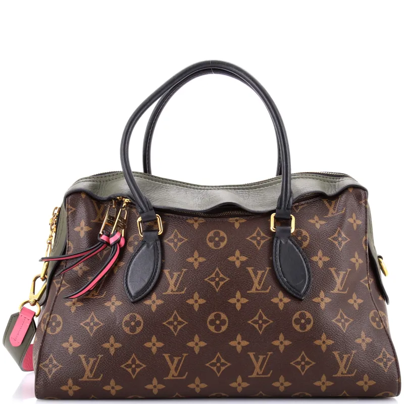 Pre-Loved Louis Vuitton Tuileries Handbag Monogram Canvas with Leather sold by Zulily