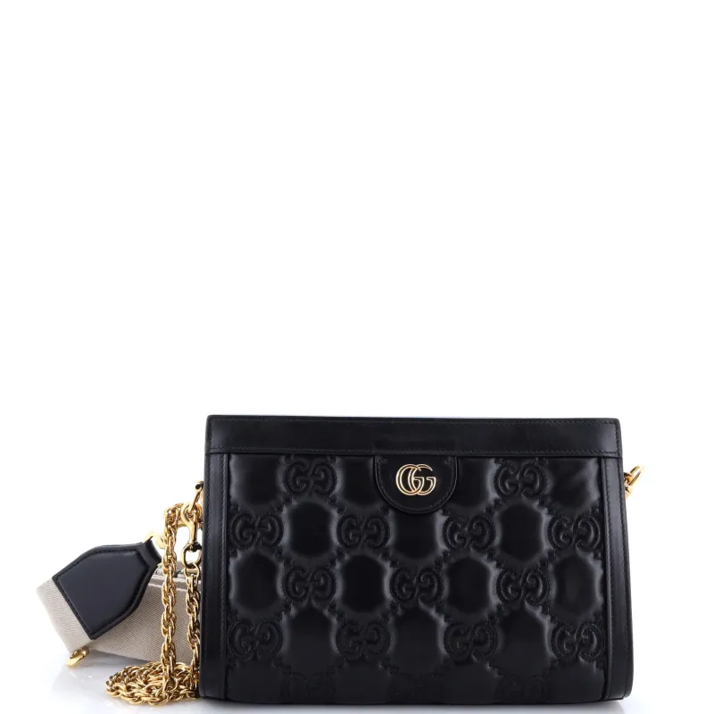 Pre-Loved Gucci GG Shoulder Bag GG Matelasse Leather Small sold by Zulily