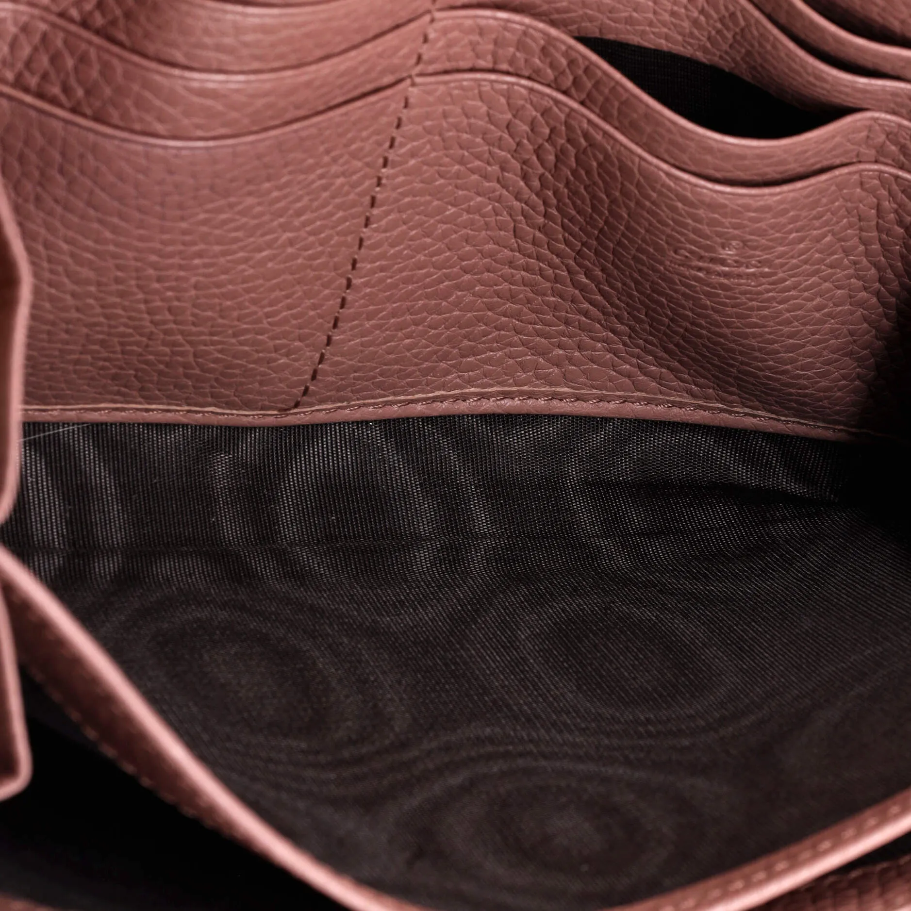 Pre-Loved Gucci GG Marmont Chain Wallet Leather Mini sold by Zulily product image thumbnail 5