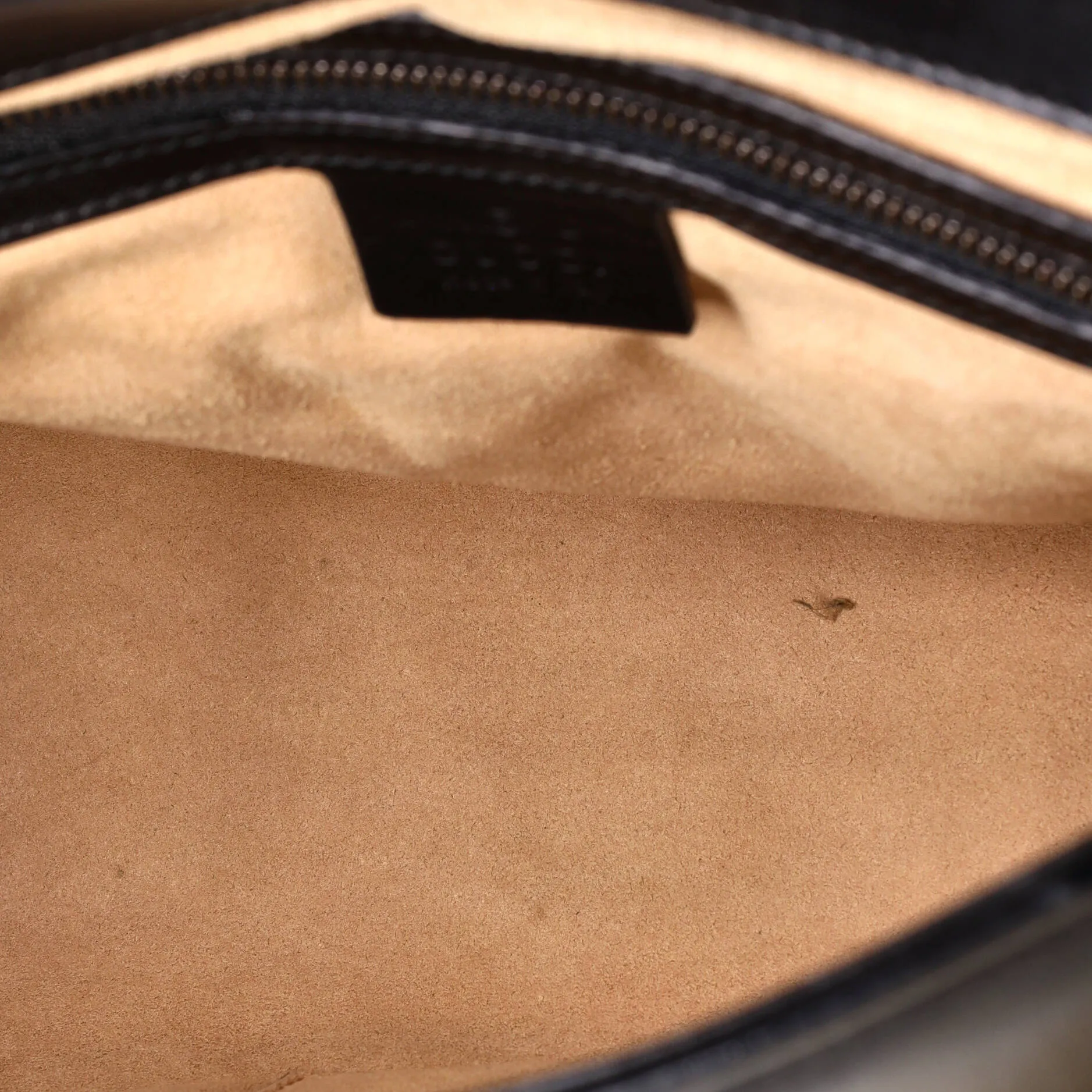 Pre-Loved Gucci GG Marmont Top Handle Flap Bag Matelasse Leather Medium sold by Zulily product image thumbnail 5