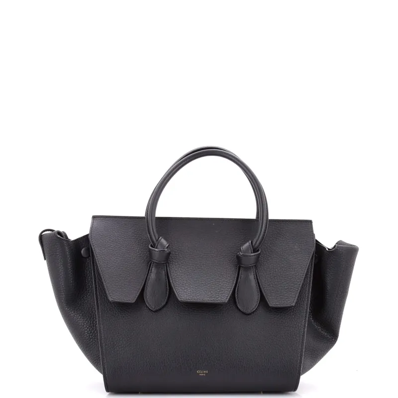 Pre-Loved Celine Tie Knot Tote Grainy Leather Small sold by Zulily