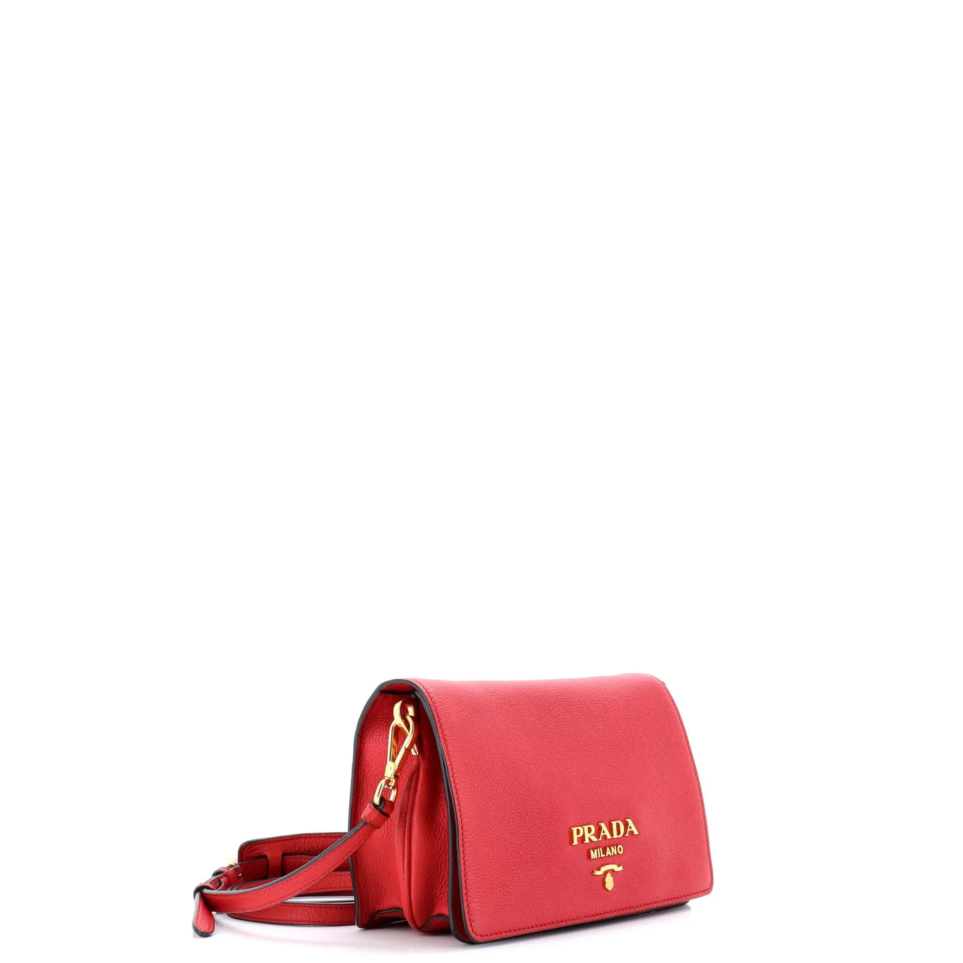 Pre-Loved Prada Dual Strap Flap Crossbody Bag Vitello Daino Small sold by Zulily product image thumbnail 2