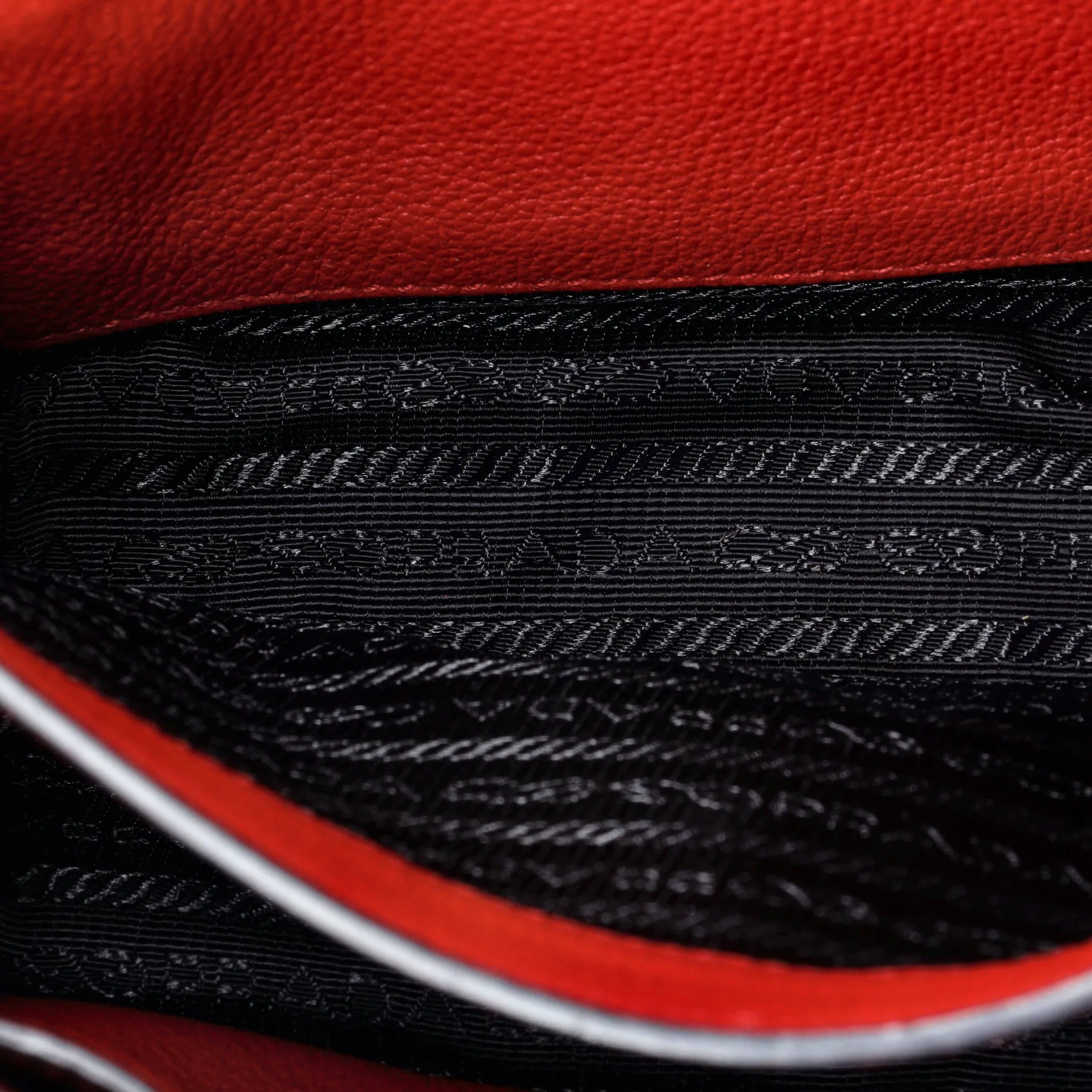 Pre-Loved Prada Dual Strap Flap Crossbody Bag Vitello Daino Small sold by Zulily product image thumbnail 5