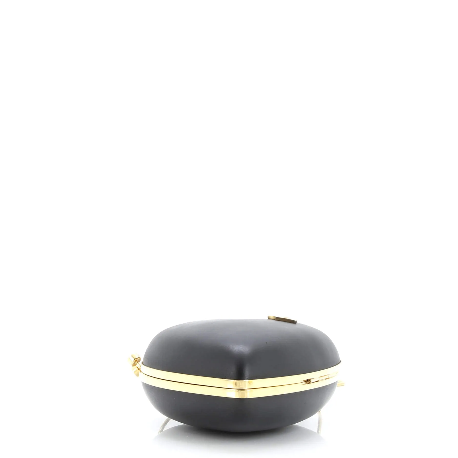 Pre-Loved Saint Laurent Love Heart Chain Box Clutch Leather Small sold by Zulily product image thumbnail 4