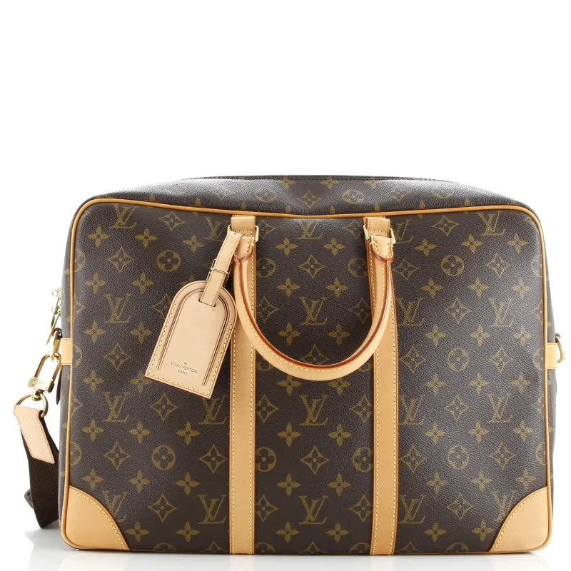 Pre-Loved Louis Vuitton Porte-Documents Voyage Bag Monogram Canvas GM sold by Zulily