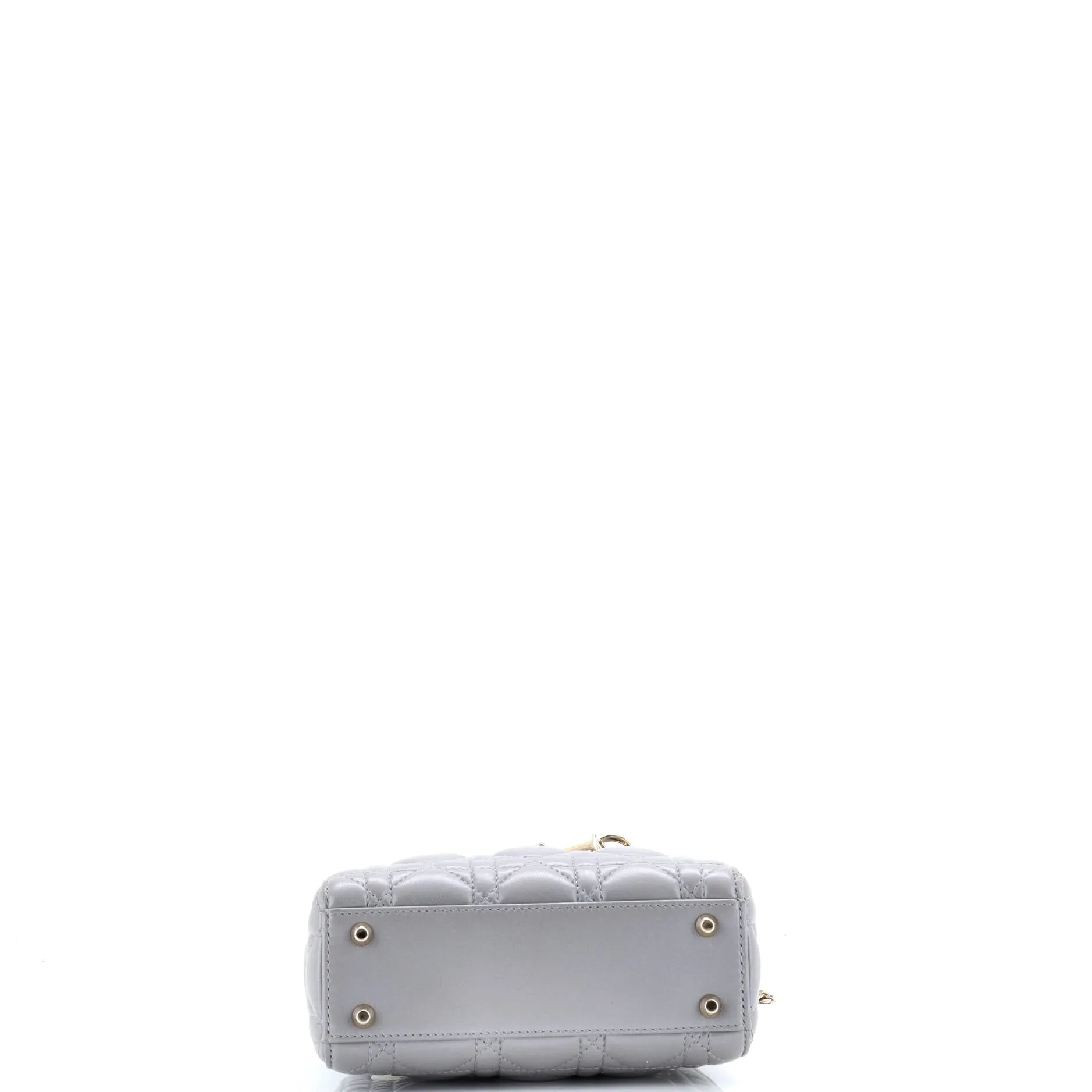 Pre-Loved Christian Dior Lady Dior Chain Bag Cannage Quilt Lambskin Mini sold by Zulily product image thumbnail 4