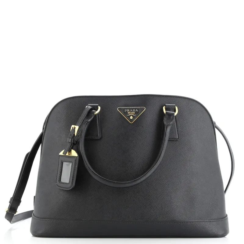 Pre-Loved Prada Open Promenade Bag Saffiano Leather Large sold by Zulily