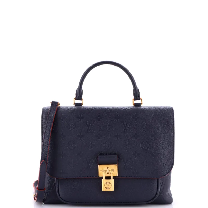 Pre-Loved Louis Vuitton Marignan Handbag Monogram Empreinte Leather sold by Zulily