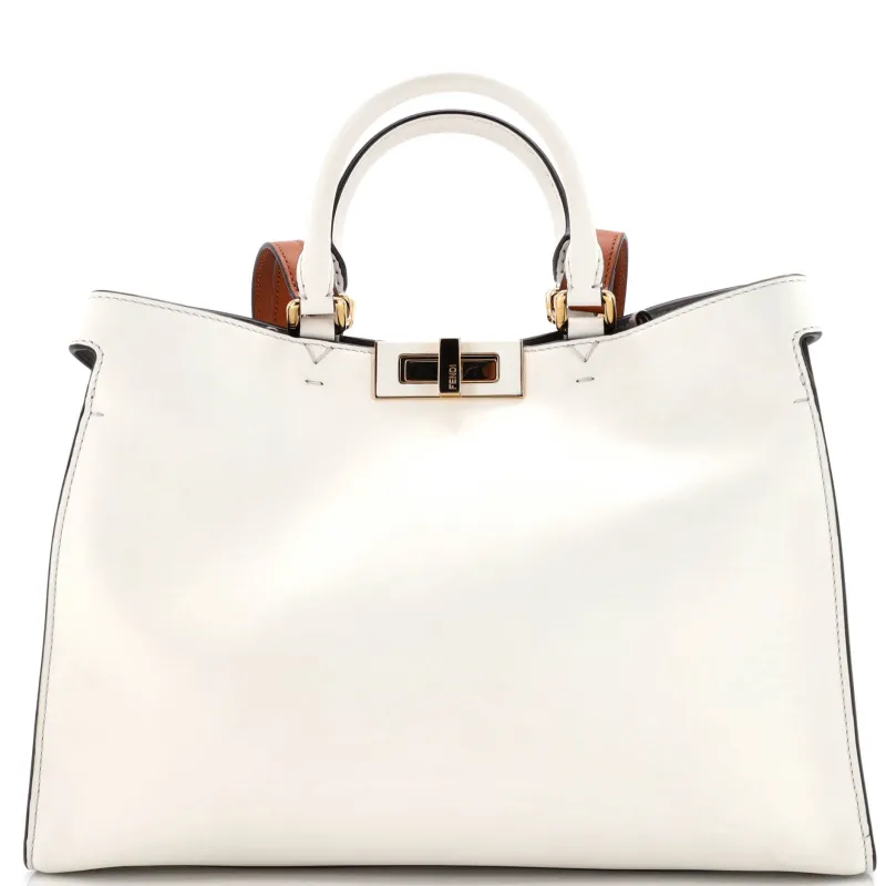 Pre-Loved Fendi Peekaboo X-Tote Leather Small sold by Zulily