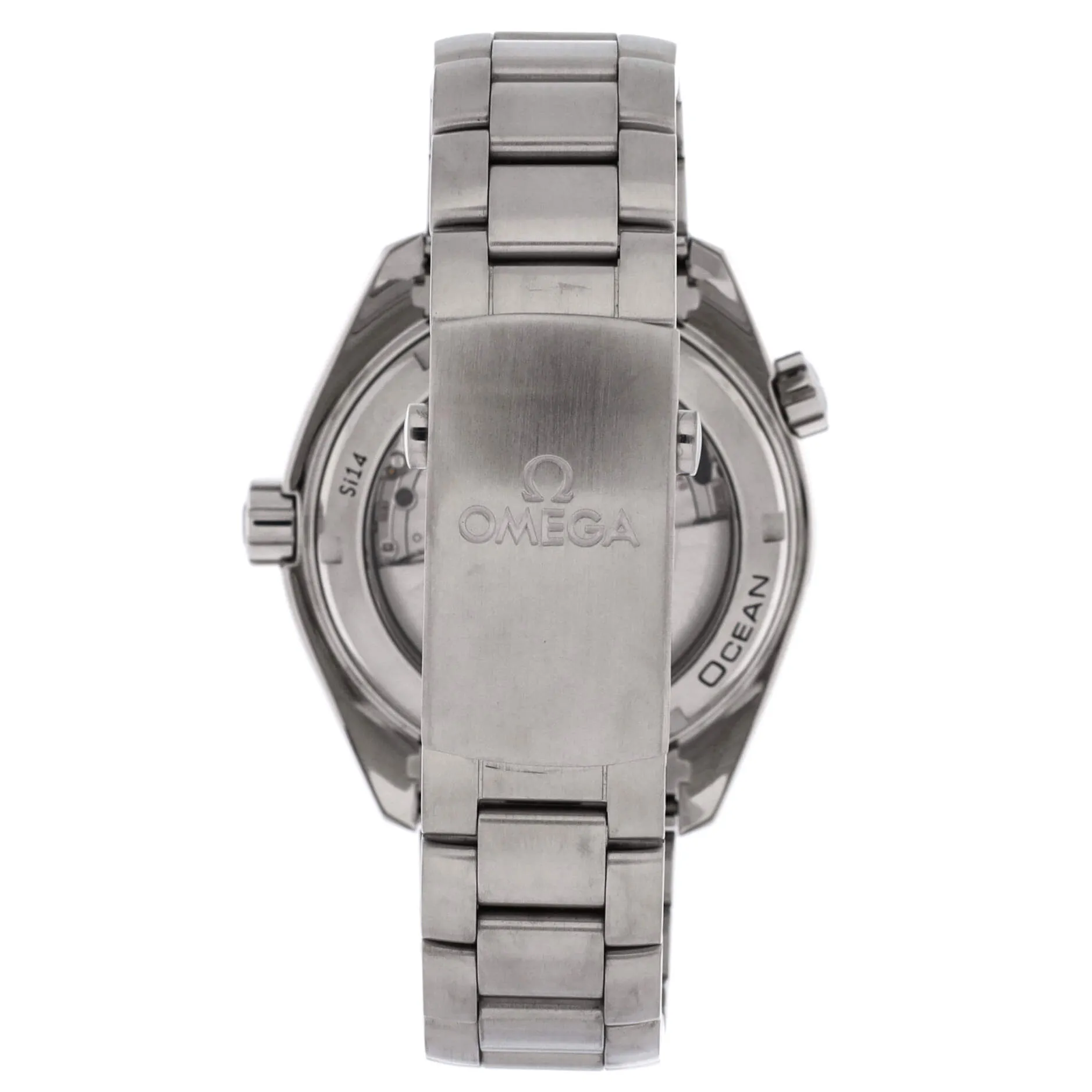 Pre-Loved Omega Seamaster Planet Ocean 600M Co-Axial Chronometer GMT Automatic Watch Stainless Steel 43 sold by Zulily product image thumbnail 4