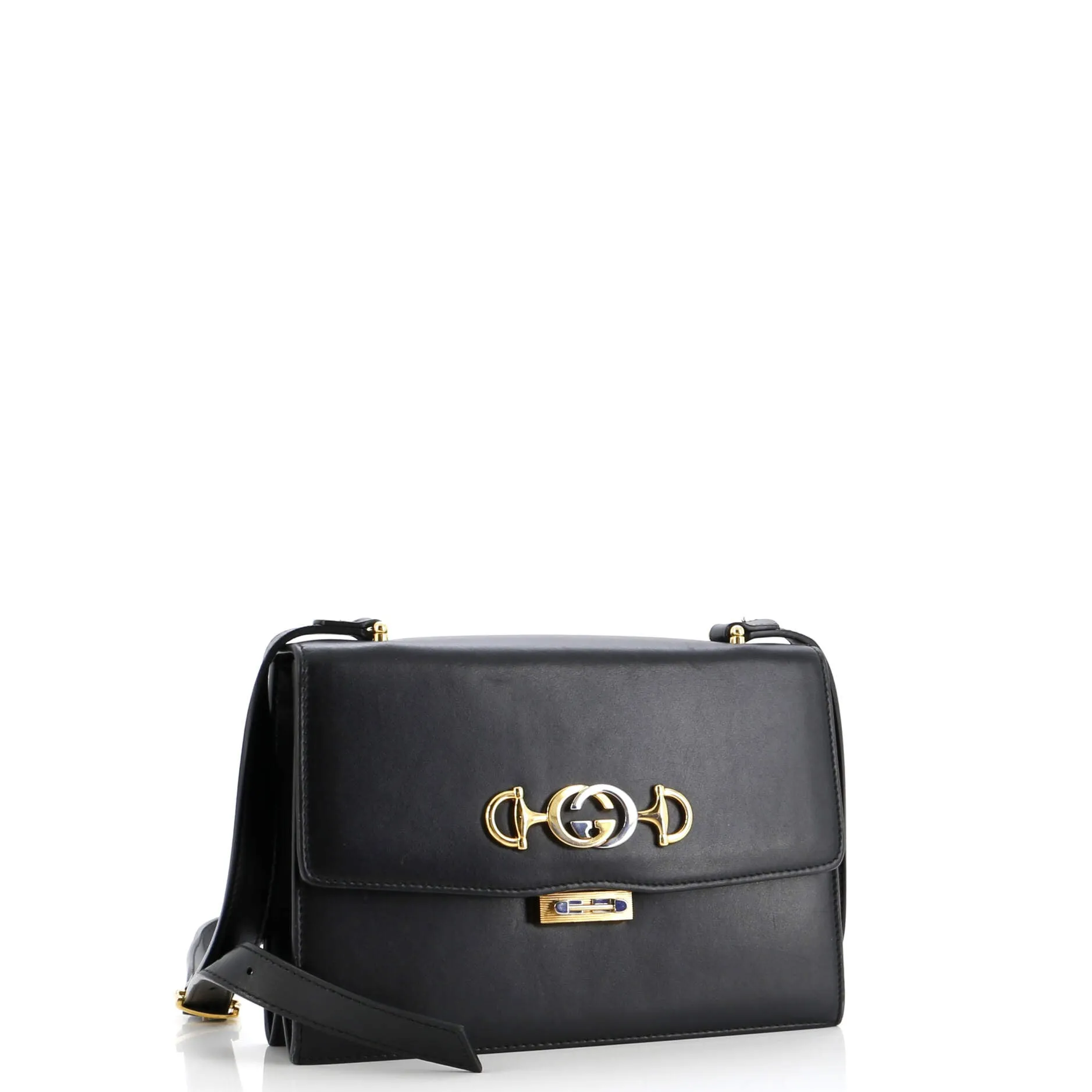 Pre-Loved Gucci Zumi Flap Shoulder Bag Leather Small sold by Zulily product image thumbnail 2