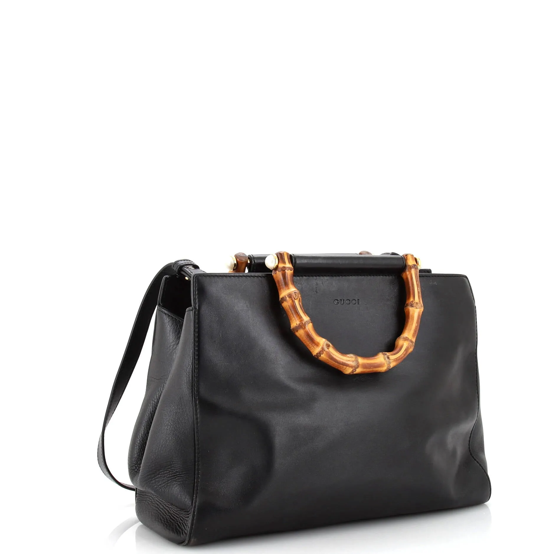 Pre-Loved Gucci Nymphaea Tote Leather Medium sold by Zulily product image thumbnail 2