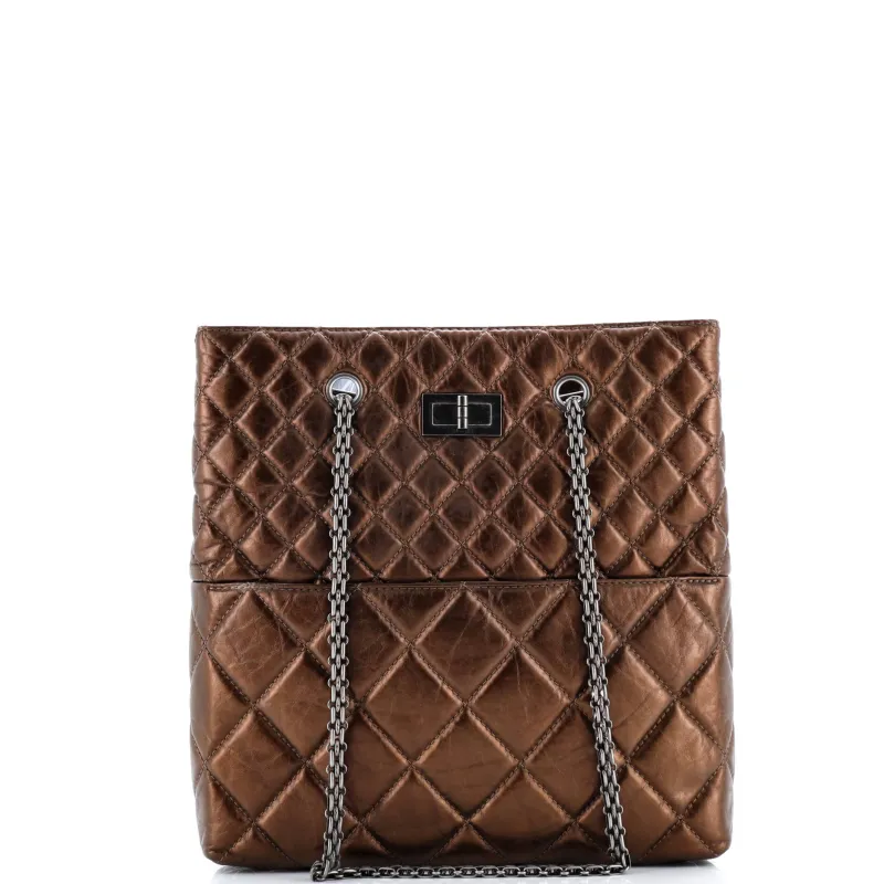 Pre-Loved Chanel Reissue Tote Quilted Aged Calfskin Tall sold by Zulily