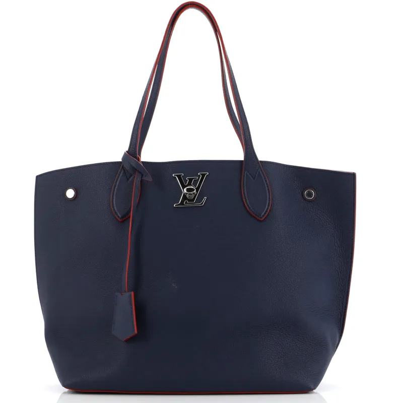 Pre-Loved Louis Vuitton Lockme Go Tote Leather made by Zulily