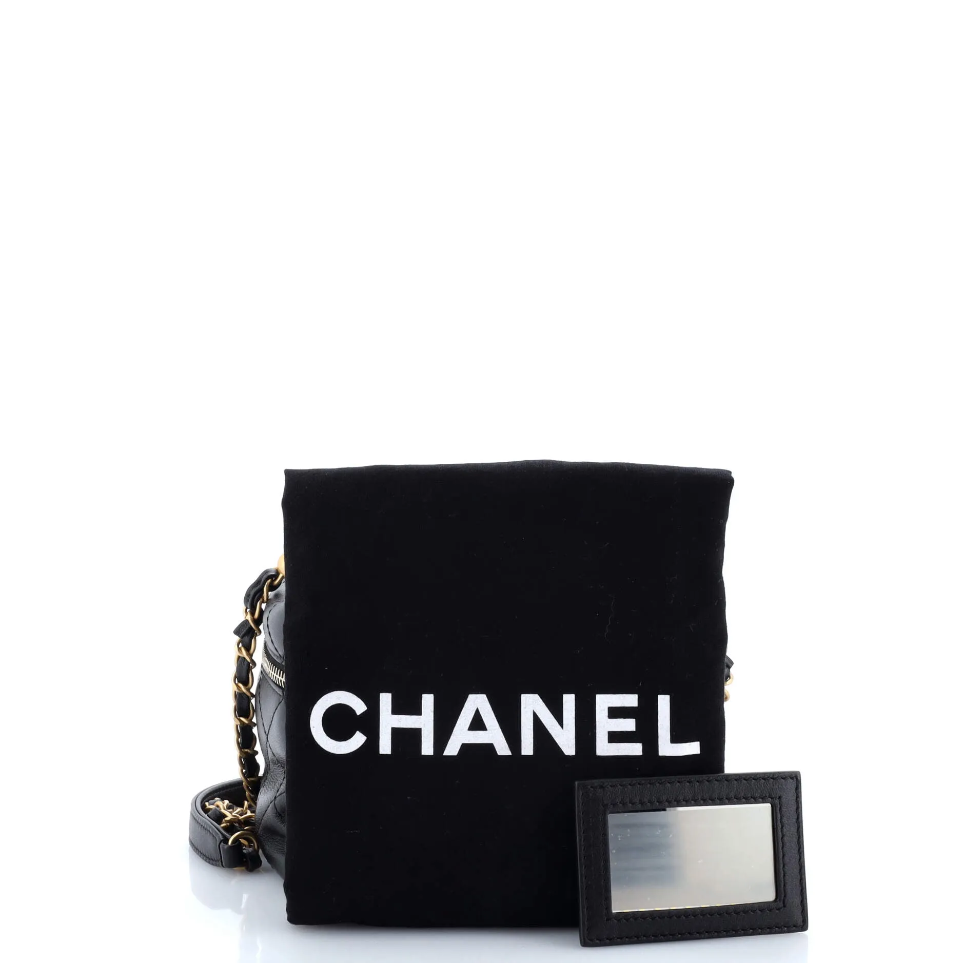 Pre-Loved Chanel Chain Bar Vanity Case with Chain Quilted Calfskin Small sold by Zulily product image thumbnail 2