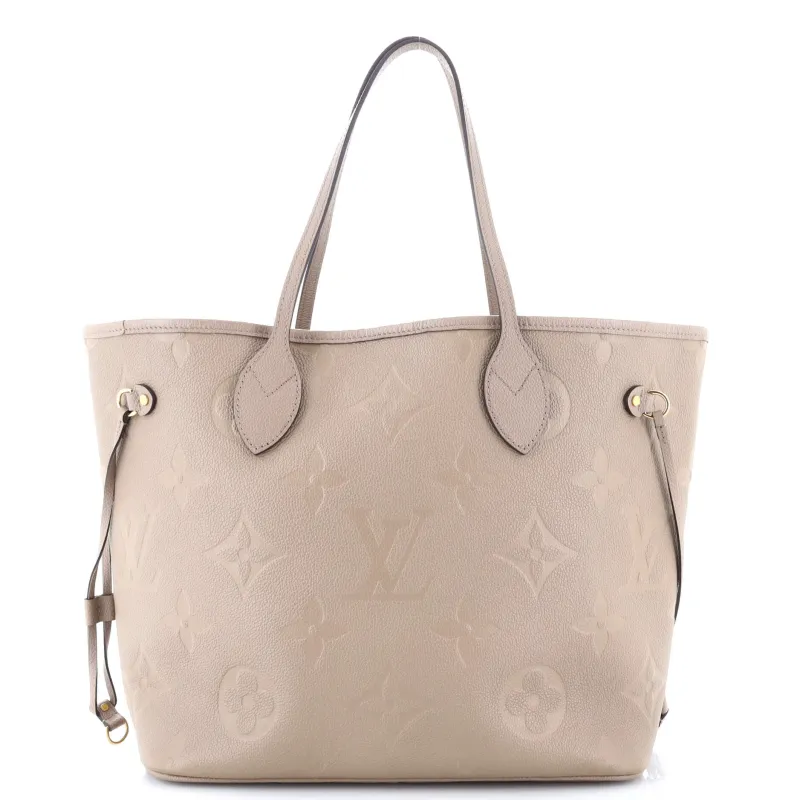 Pre-Loved Louis Vuitton Neverfull NM Tote Monogram Empreinte Giant MM sold by Zulily