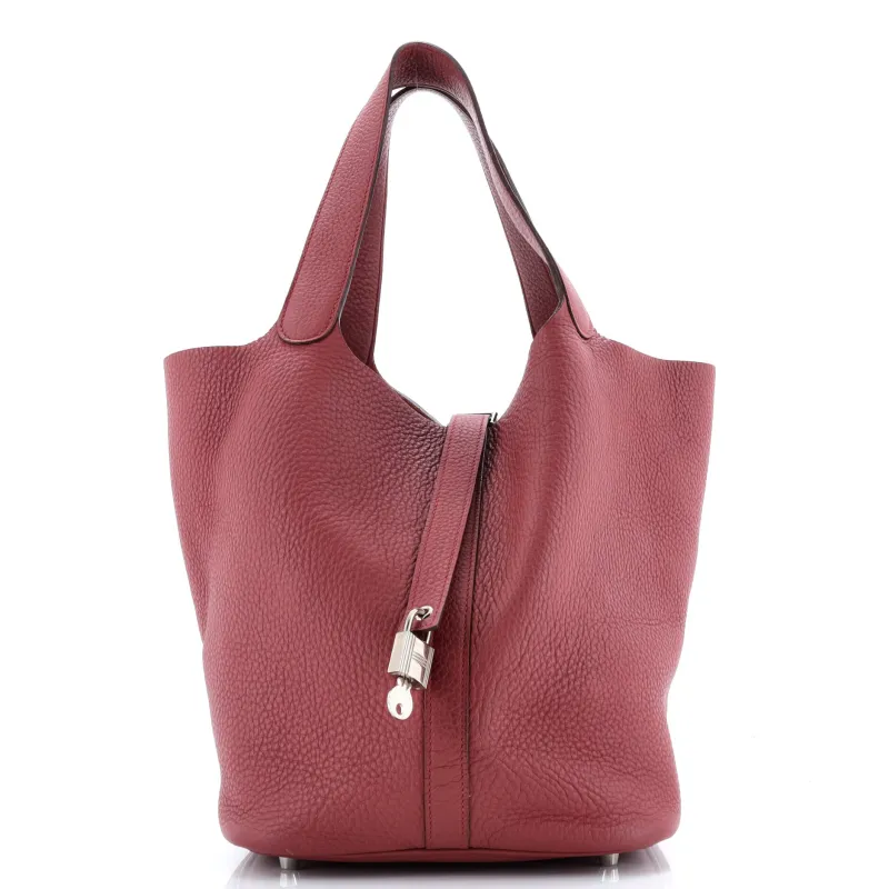 Pre-Loved Hermes Picotin Lock Bag Clemence GM sold by Zulily