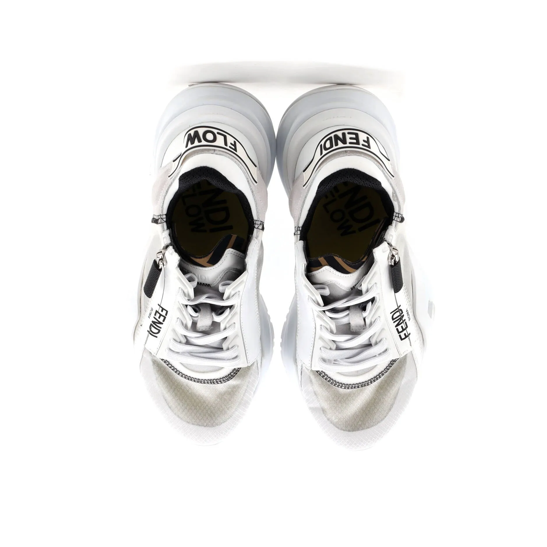 Pre-Loved Fendi Women's Flow Low-Top Sneakers Mixed Materials sold by Zulily product image thumbnail 2