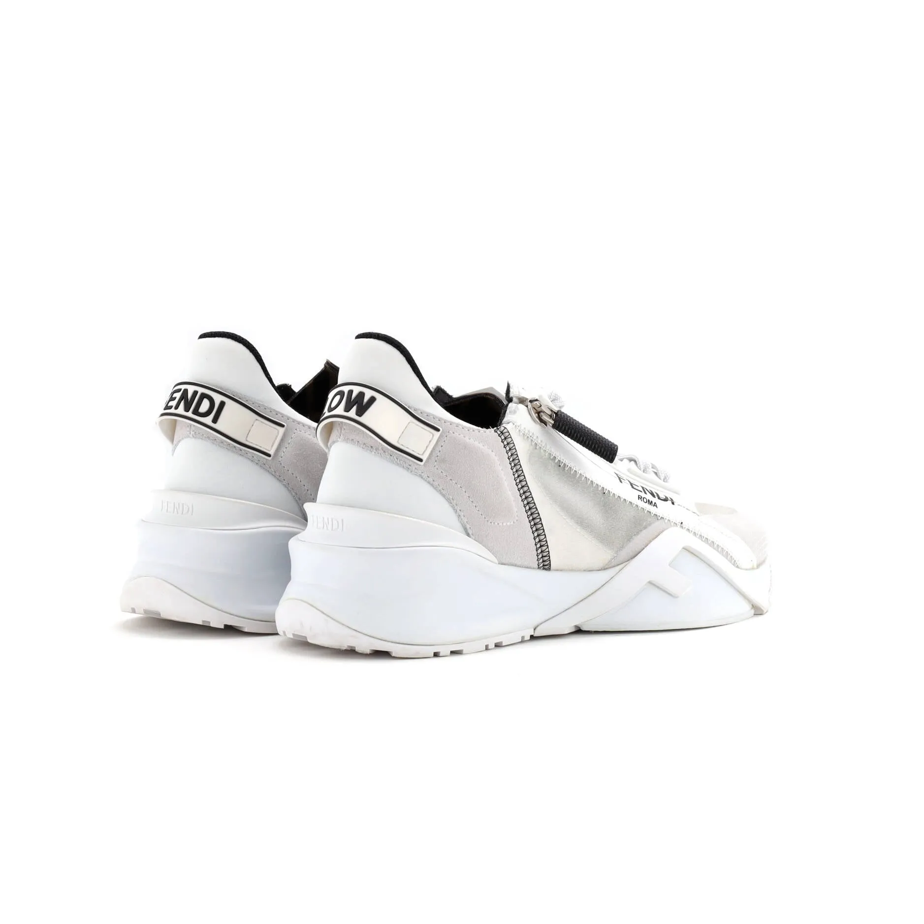 Pre-Loved Fendi Women's Flow Low-Top Sneakers Mixed Materials sold by Zulily product image thumbnail 3