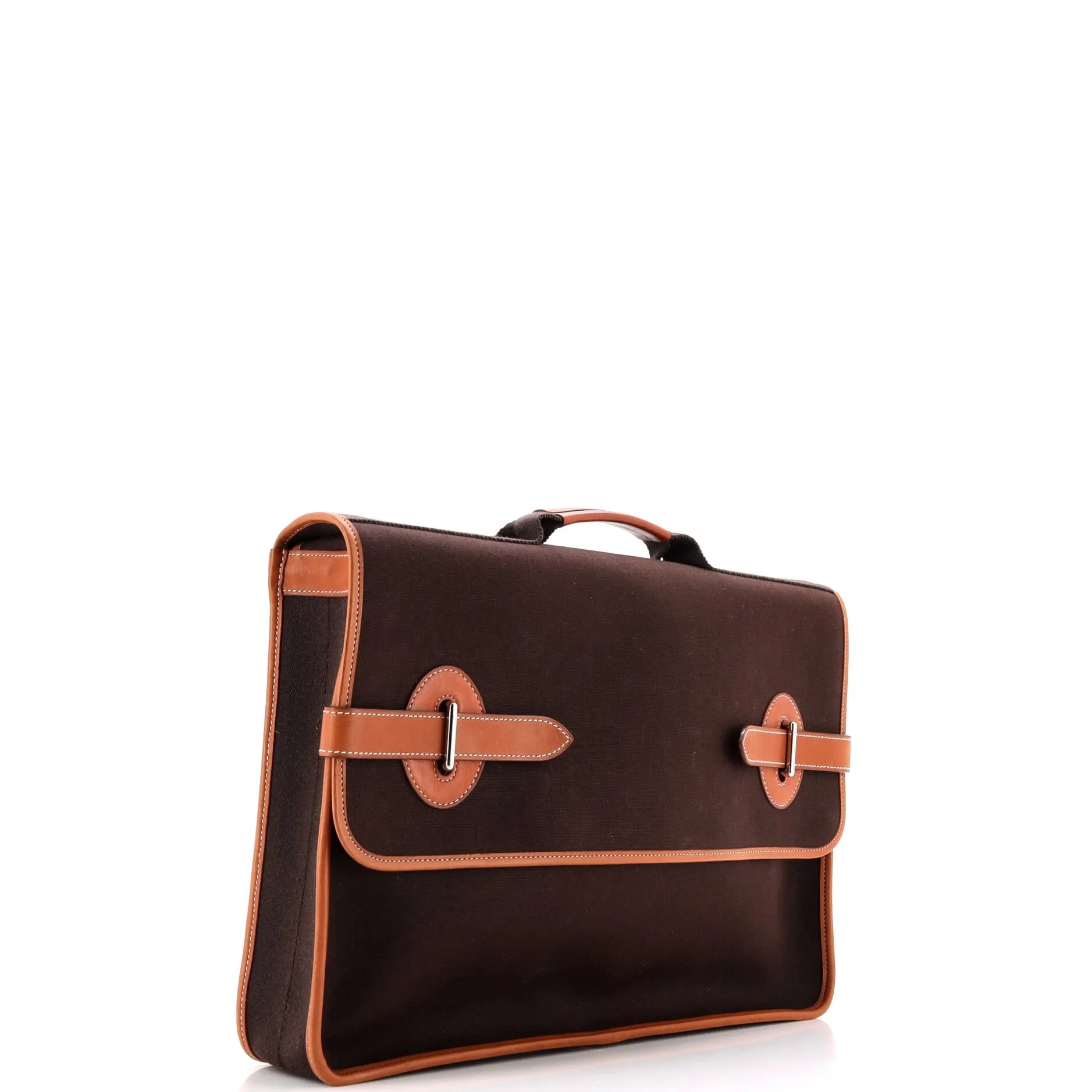 Pre-Loved Hermes Buenaventura Messenger Bag Toile GM sold by Zulily product image thumbnail 2