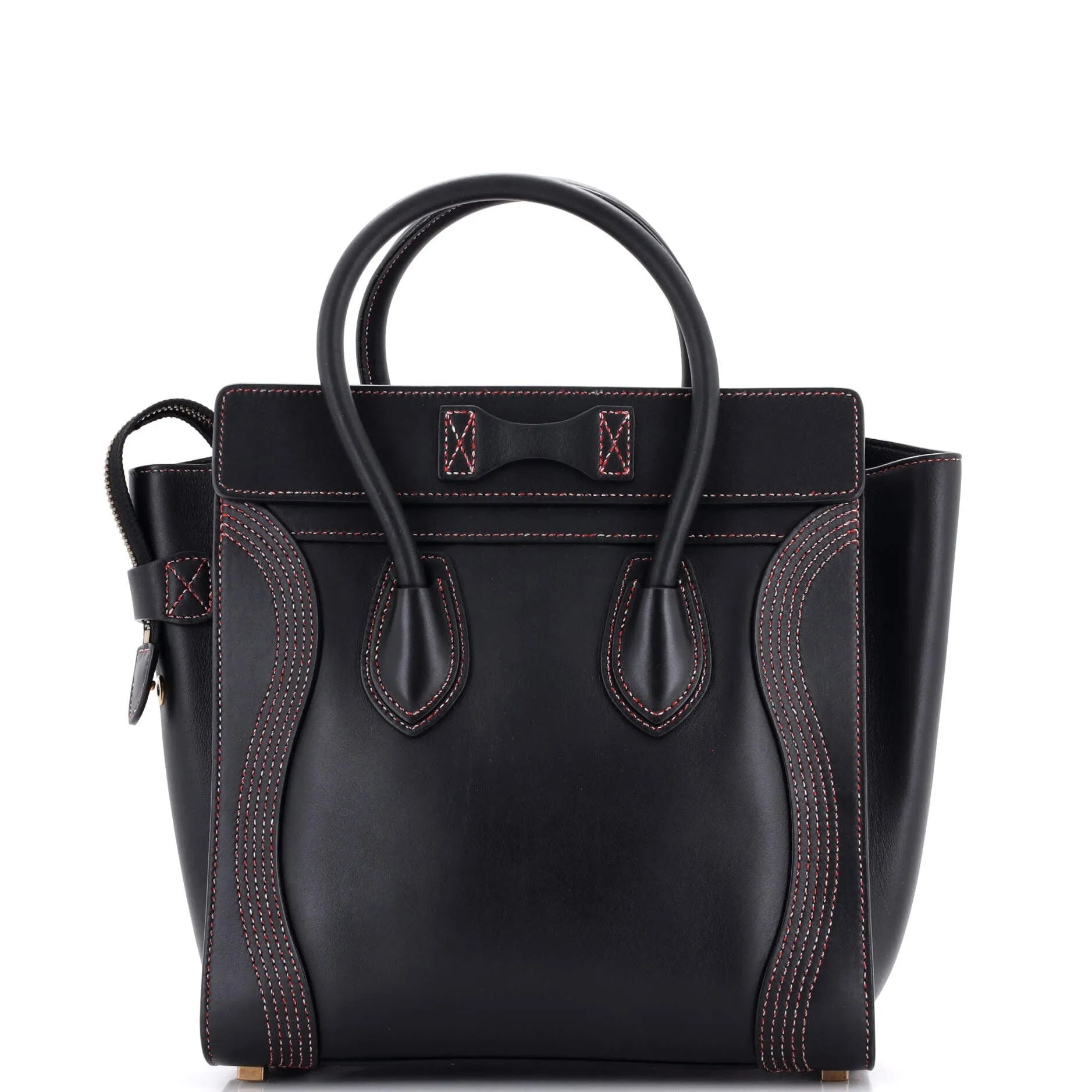 Pre-Loved Celine Luggage Bag Smooth Leather Micro sold by Zulily product image thumbnail 3