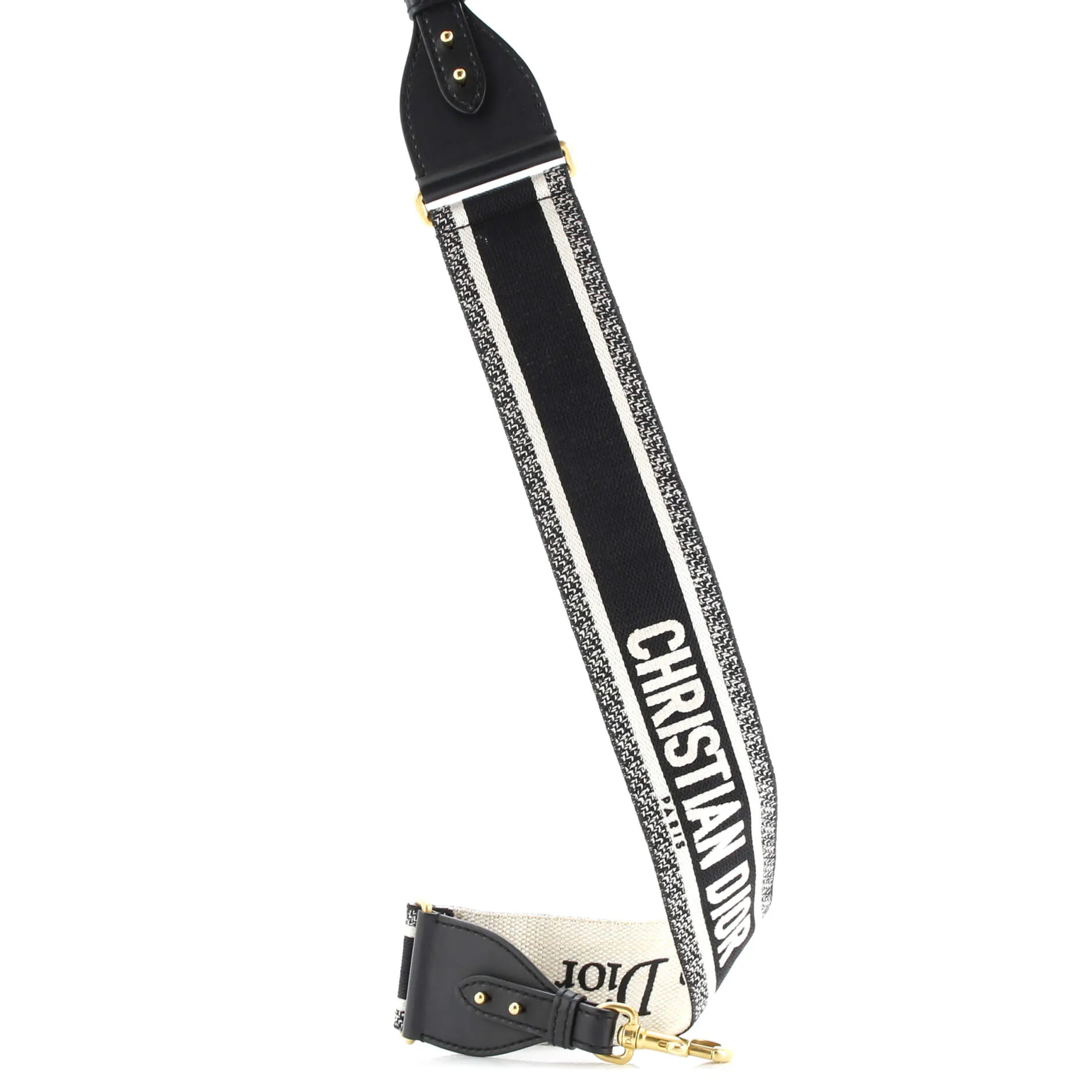 Pre-Loved Christian Dior Logo Shoulder Strap Embroidered Canvas sold by Zulily product image thumbnail 2