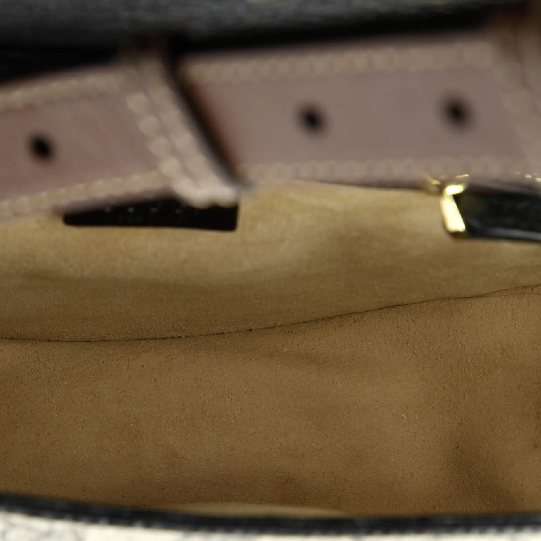 Pre-Loved Gucci Padlock Saddle Shoulder Bag GG Coated Canvas and Leather Small sold by Zulily product image thumbnail 5