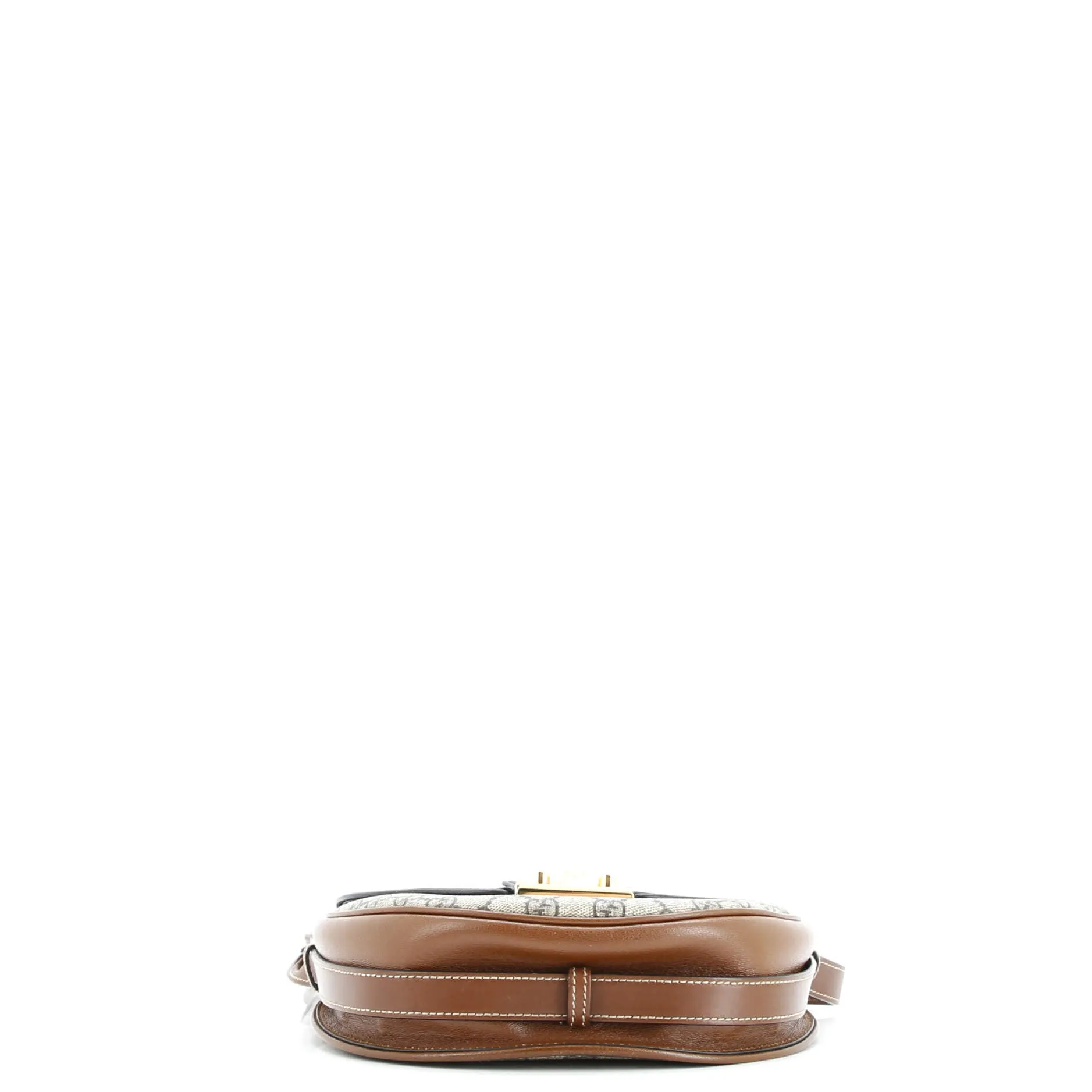 Pre-Loved Gucci Padlock Saddle Shoulder Bag GG Coated Canvas and Leather Small sold by Zulily product image thumbnail 4