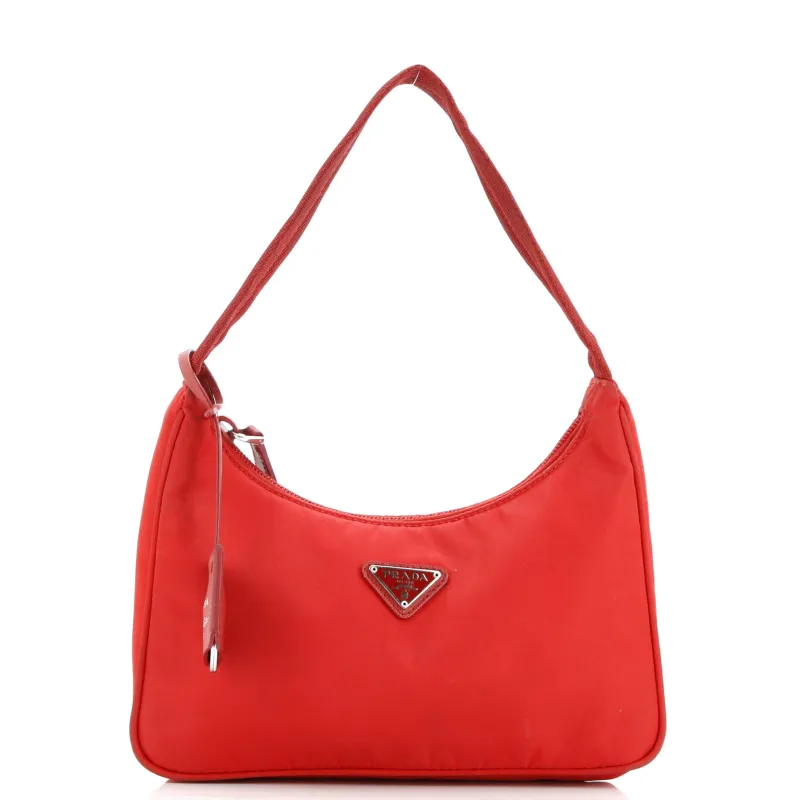 Pre-Loved Prada Re-Edition 2000 Hobo Tessuto Mini made by Prada