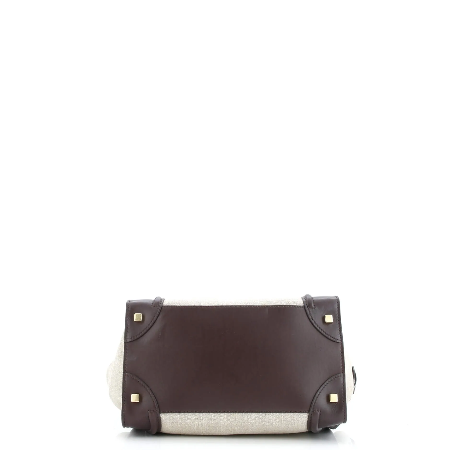 Pre-Loved Celine Luggage Bag Canvas and Leather Mini sold by Zulily product image thumbnail 4