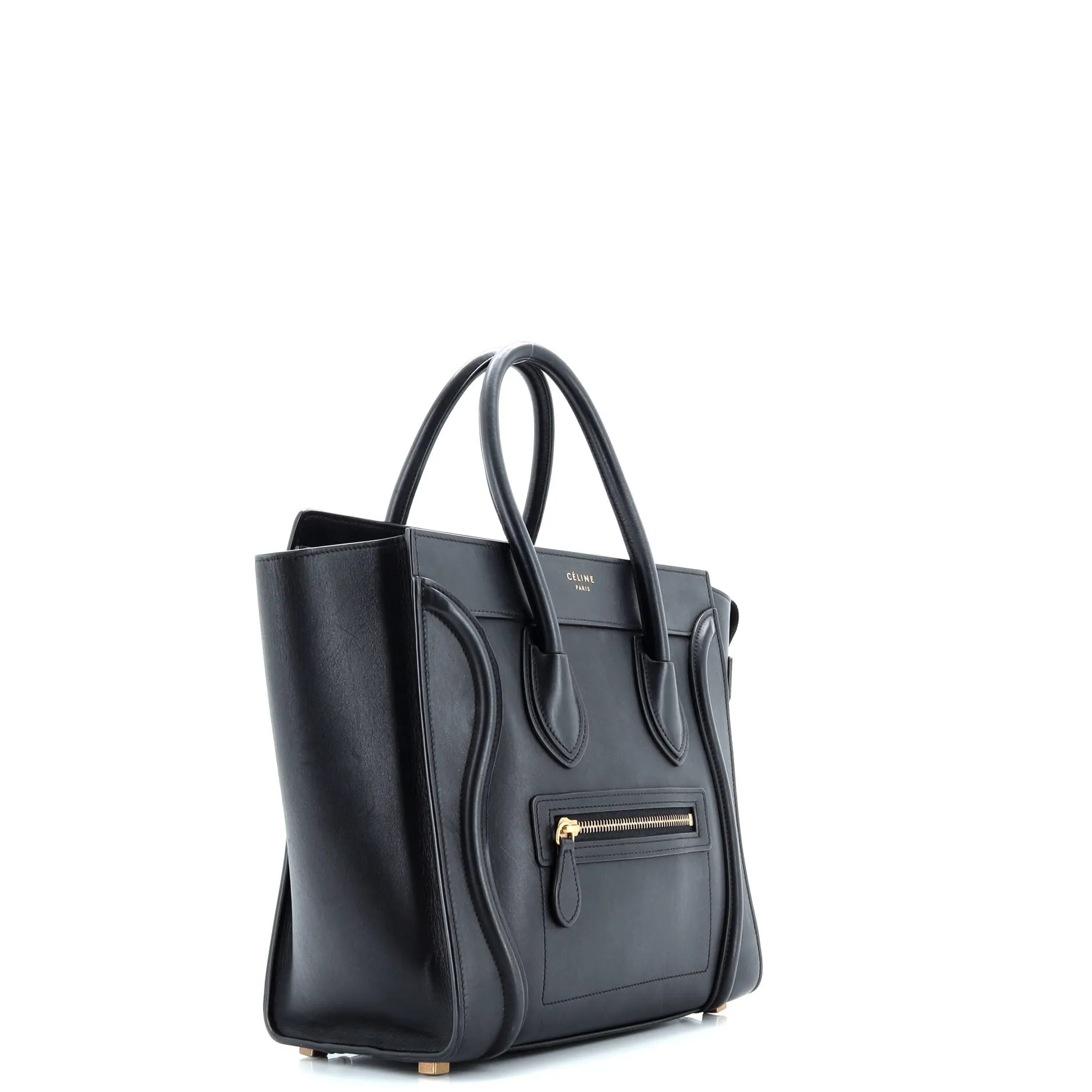 Pre-Loved Celine Luggage Bag Smooth Leather Micro sold by Zulily product image thumbnail 2