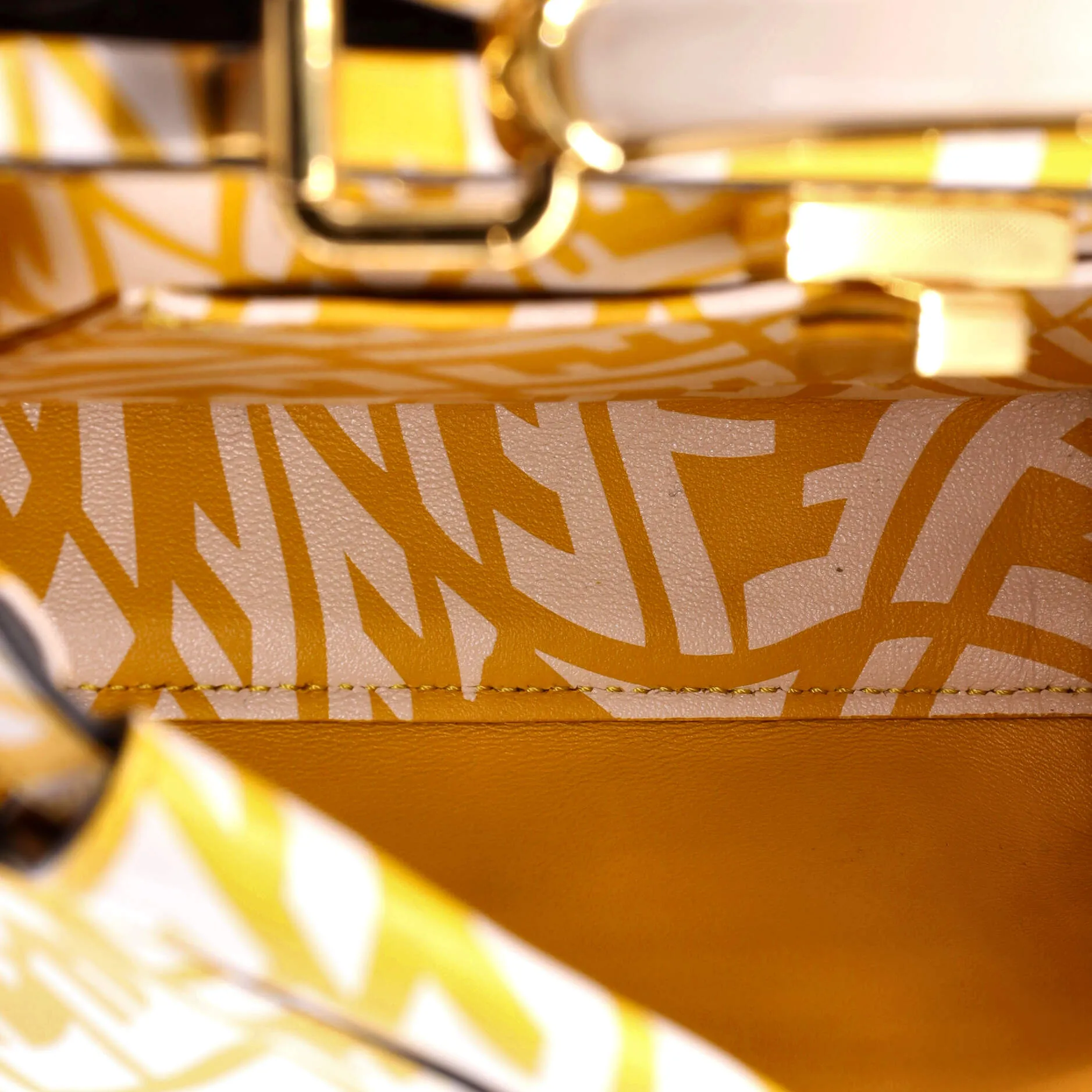 Pre-Loved Fendi Peekaboo Bag Vertigo Zucca Leather Mini sold by Zulily product image thumbnail 5