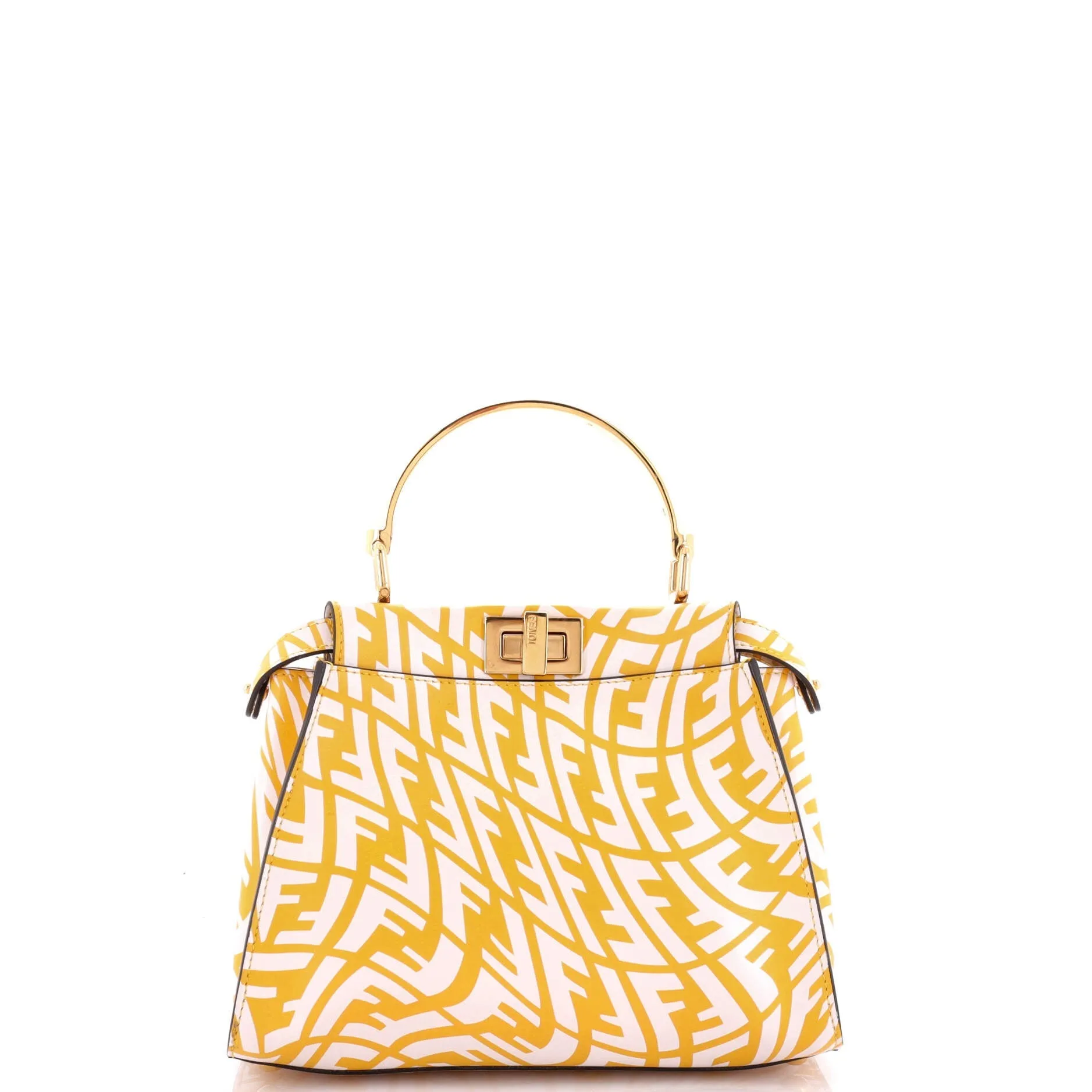 Pre-Loved Fendi Peekaboo Bag Vertigo Zucca Leather Mini sold by Zulily product image thumbnail 3