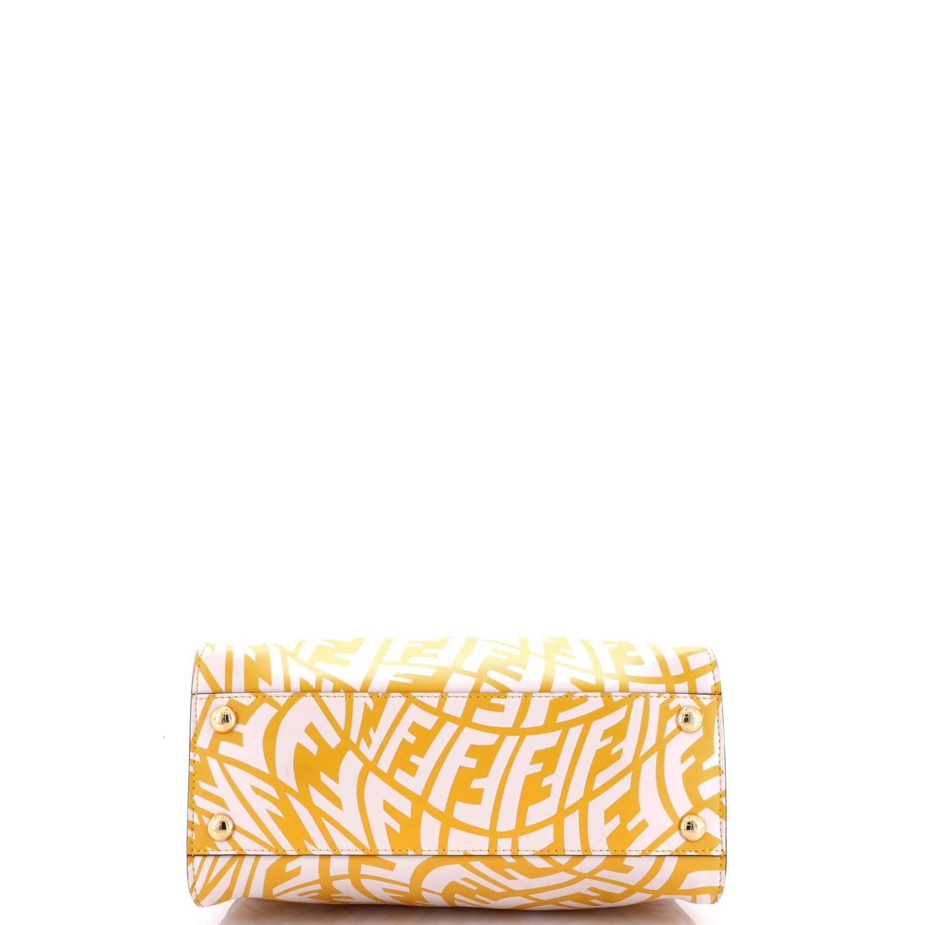 Pre-Loved Fendi Peekaboo Bag Vertigo Zucca Leather Mini sold by Zulily product image thumbnail 4