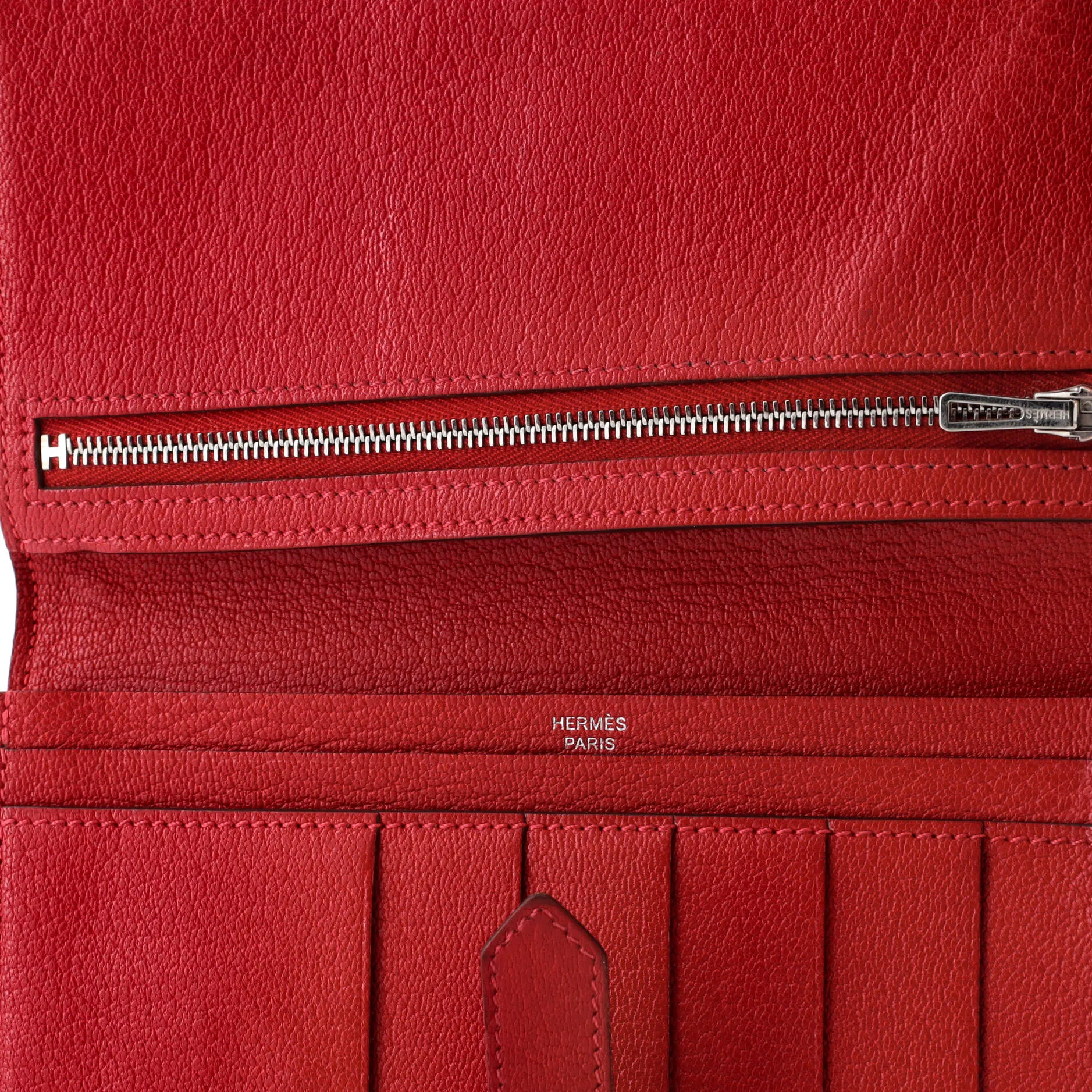 Pre-Loved Hermes Bearn Wallet Chevre Mysore Long sold by Zulily product image thumbnail 5