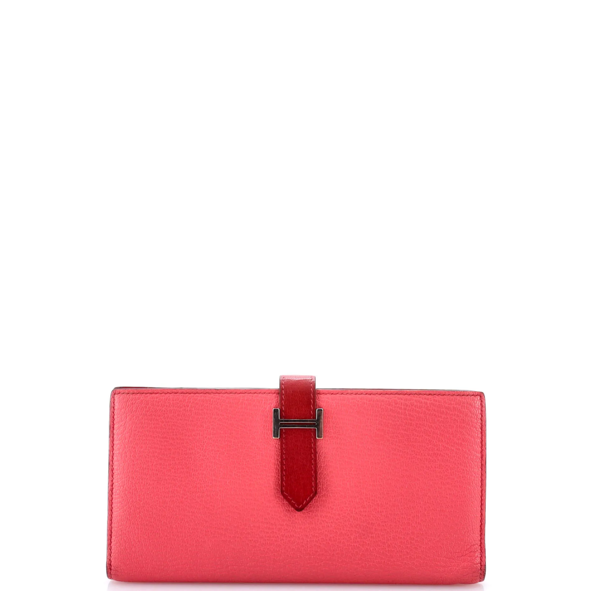 Pre-Loved Hermes Bearn Wallet Chevre Mysore Long sold by Zulily