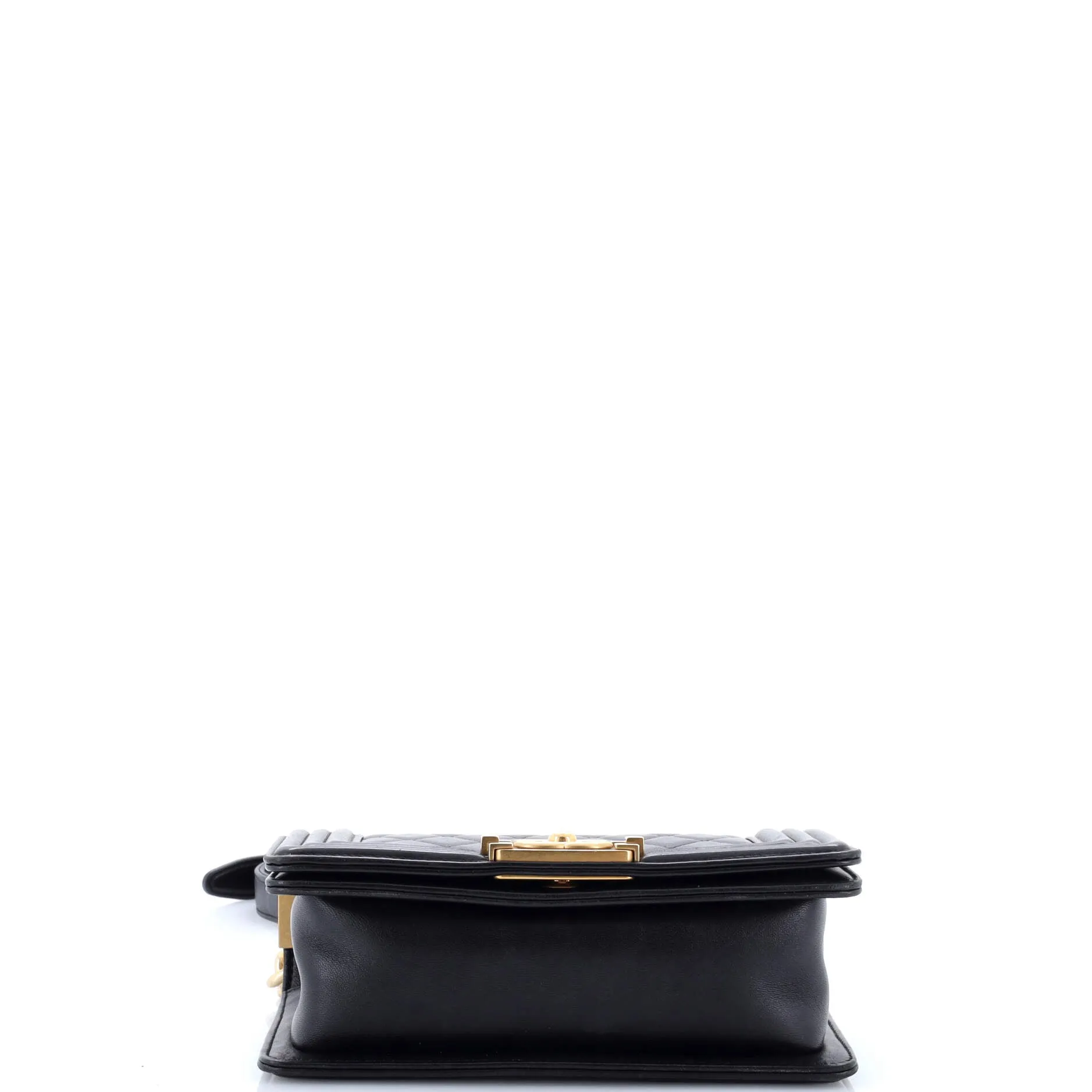 Pre-Loved Chanel Boy Flap Bag Quilted Lambskin Small sold by Zulily product image thumbnail 4