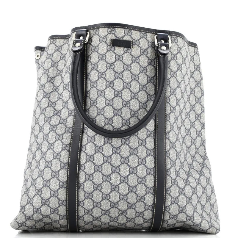 Pre-Loved Gucci Joy Tote GG Coated Canvas with Leather Large sold by Zulily
