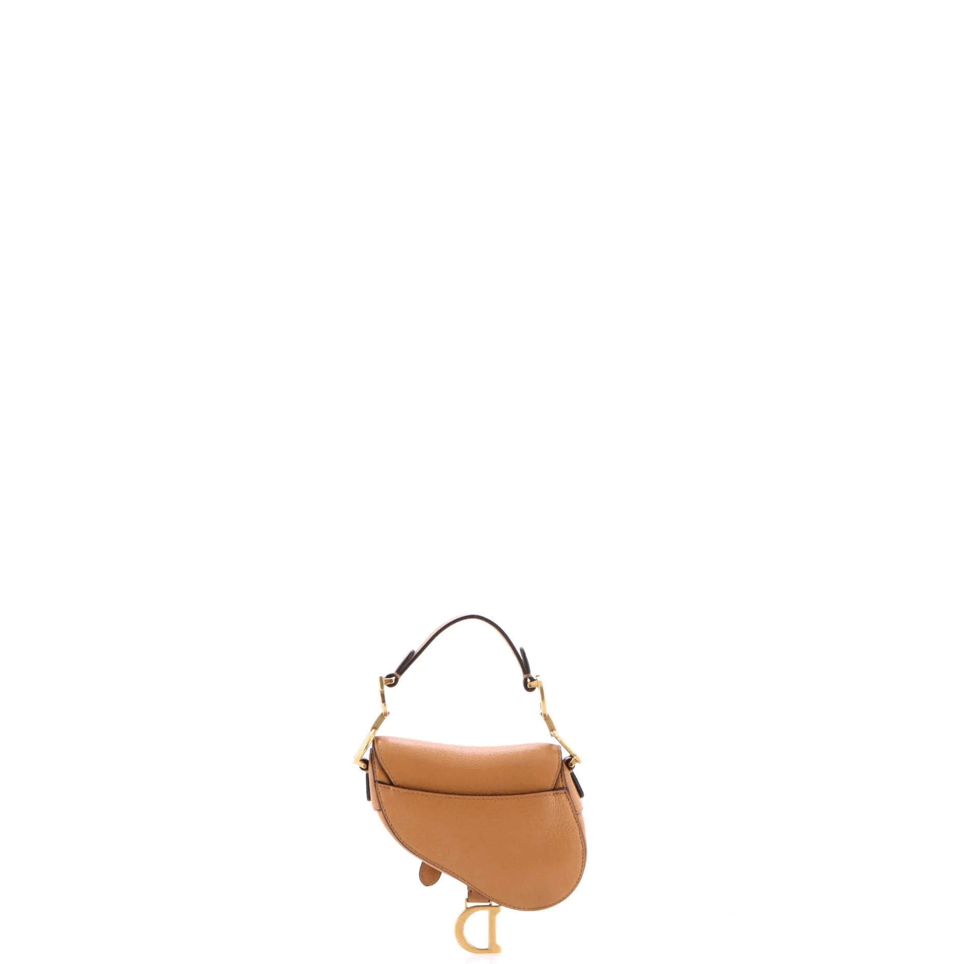 Pre-Loved Christian Dior Saddle Handbag Leather Micro sold by Zulily product image thumbnail 3