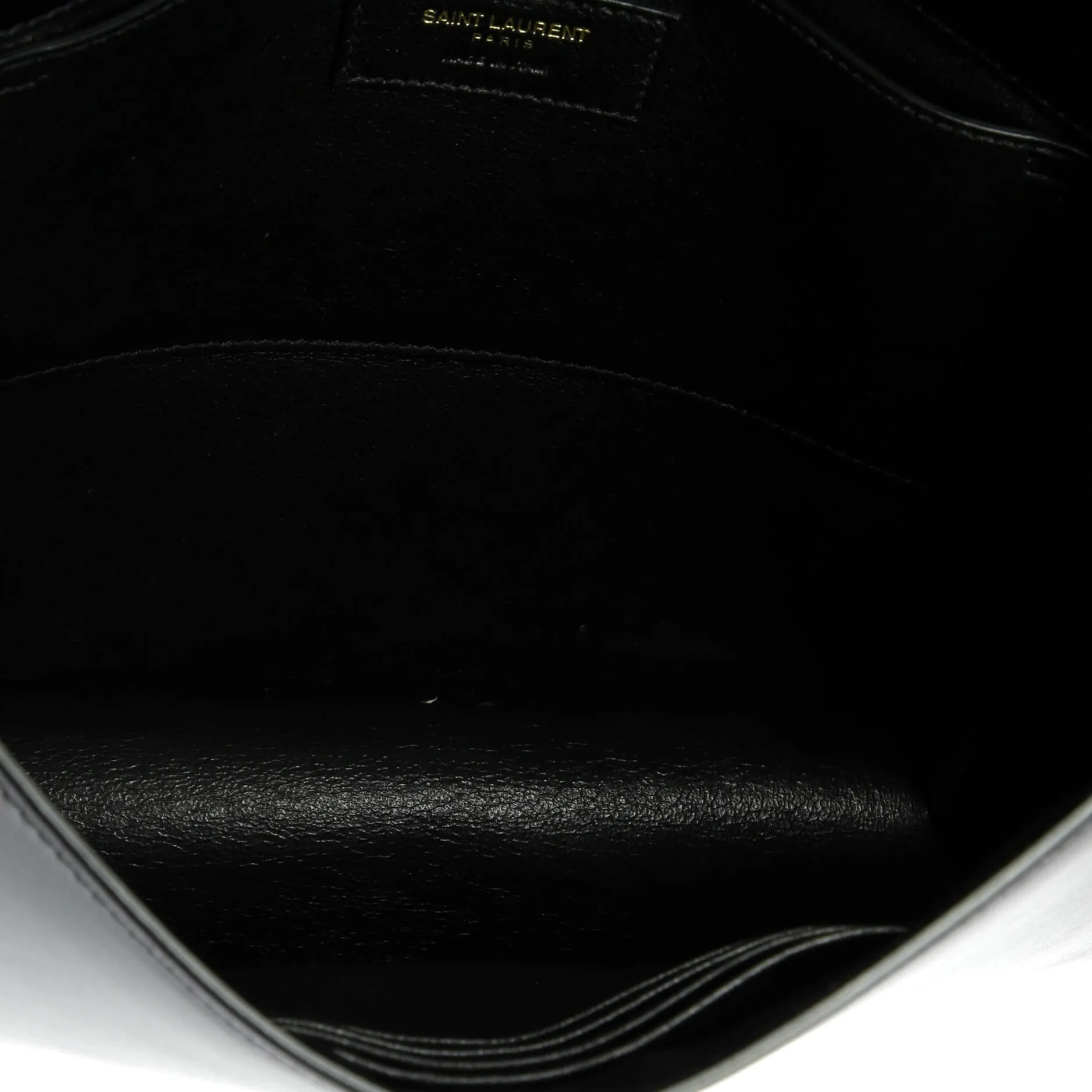 Pre-Loved Saint Laurent Spontini Saddle Bag Leather Medium sold by Zulily product image thumbnail 5