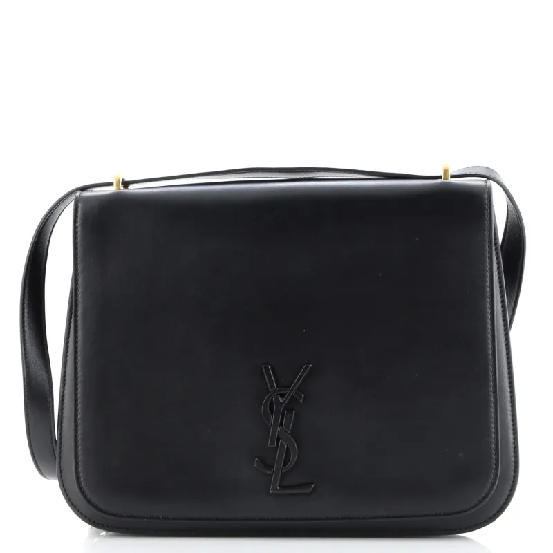 Pre-Loved Saint Laurent Spontini Saddle Bag Leather Medium sold by Zulily