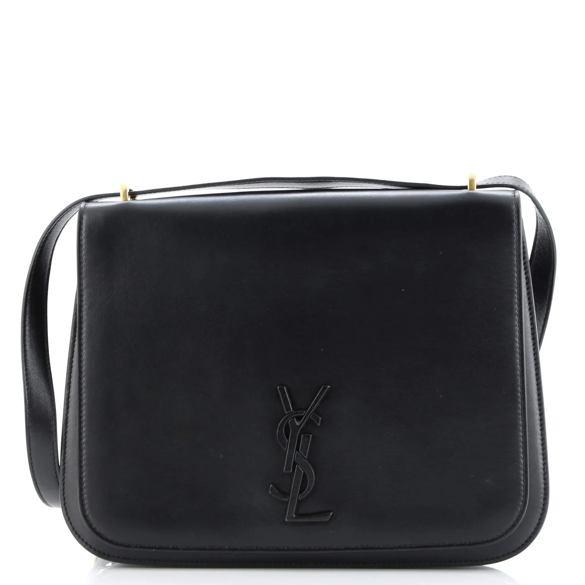 Pre-Loved Saint Laurent Spontini Saddle Bag Leather Medium sold by Zulily