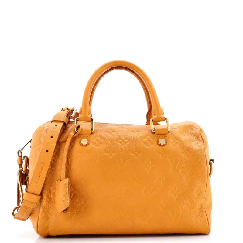 Pre-Loved Louis Vuitton Speedy Bandouliere Bag Monogram Empreinte Leather 25 sold by Zulily