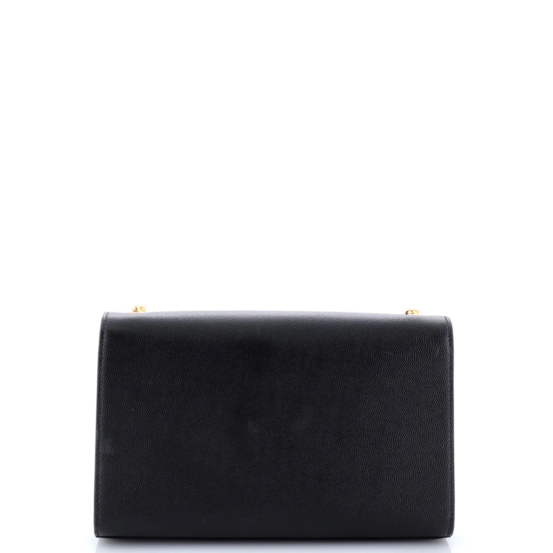 Pre-Loved Saint Laurent Classic Monogram Crossbody Bag Grainy Leather Large sold by Zulily product image thumbnail 3