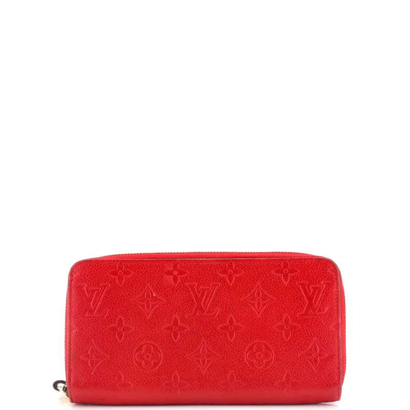 Pre-Loved Louis Vuitton Zippy Wallet Monogram Empreinte Leather sold by Zulily