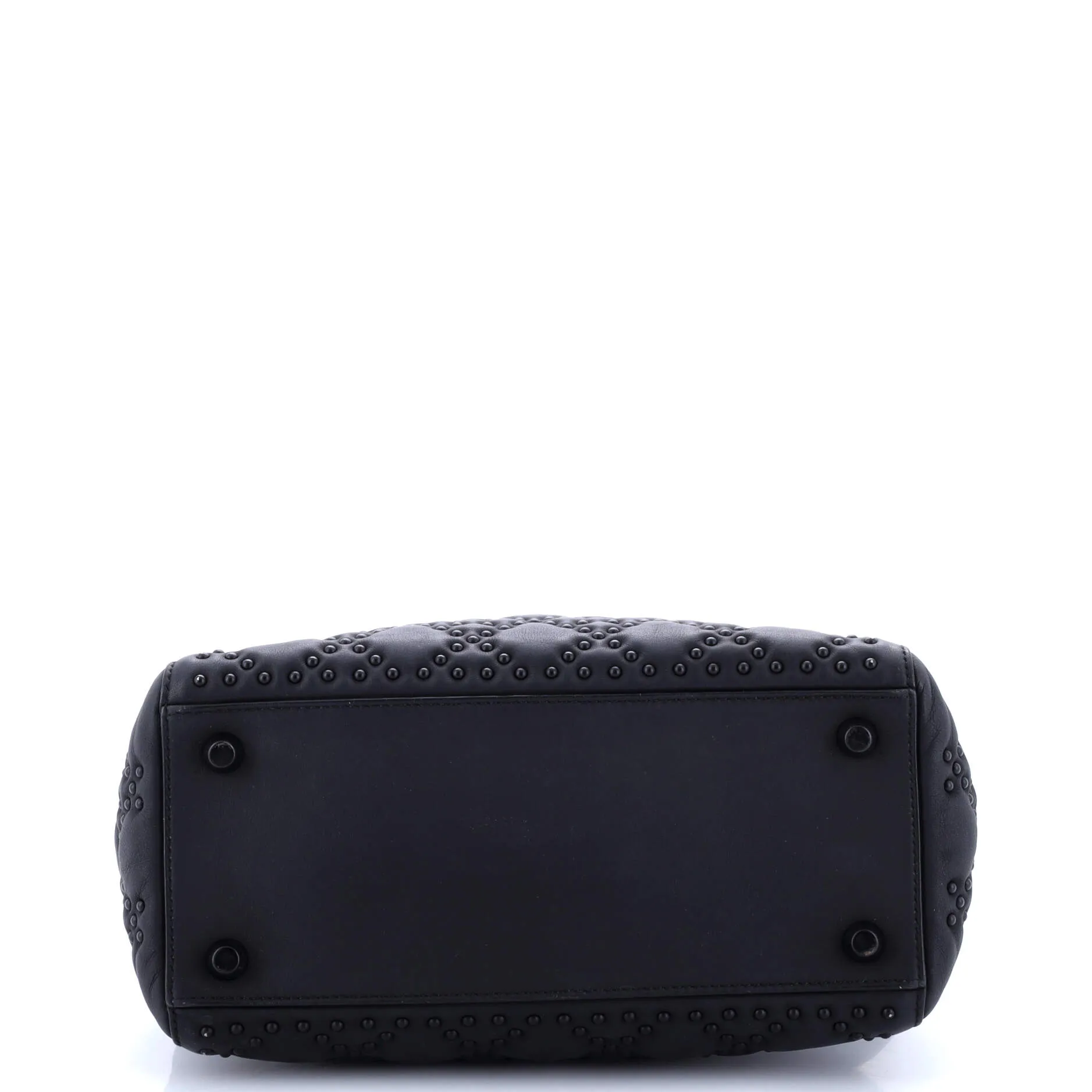 Pre-Loved Christian Dior Ultra Matte Supple Lady Dior Bag Cannage Studded Lambskin Medium sold by Zulily product image thumbnail 4