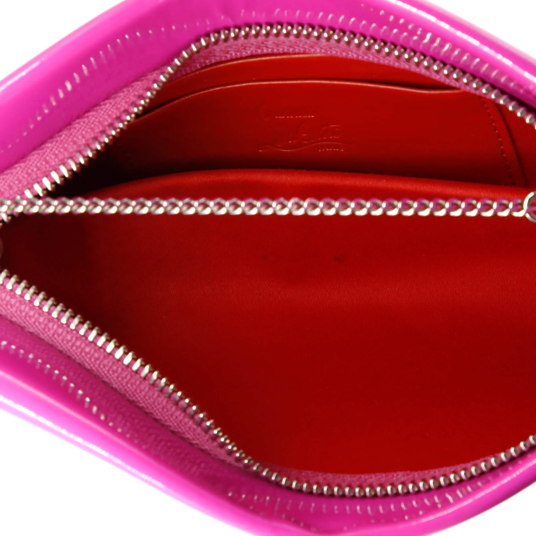 Pre-Loved Christian Louboutin Loubitwist Clutch On Chain Leather Small sold by Zulily product image thumbnail 5