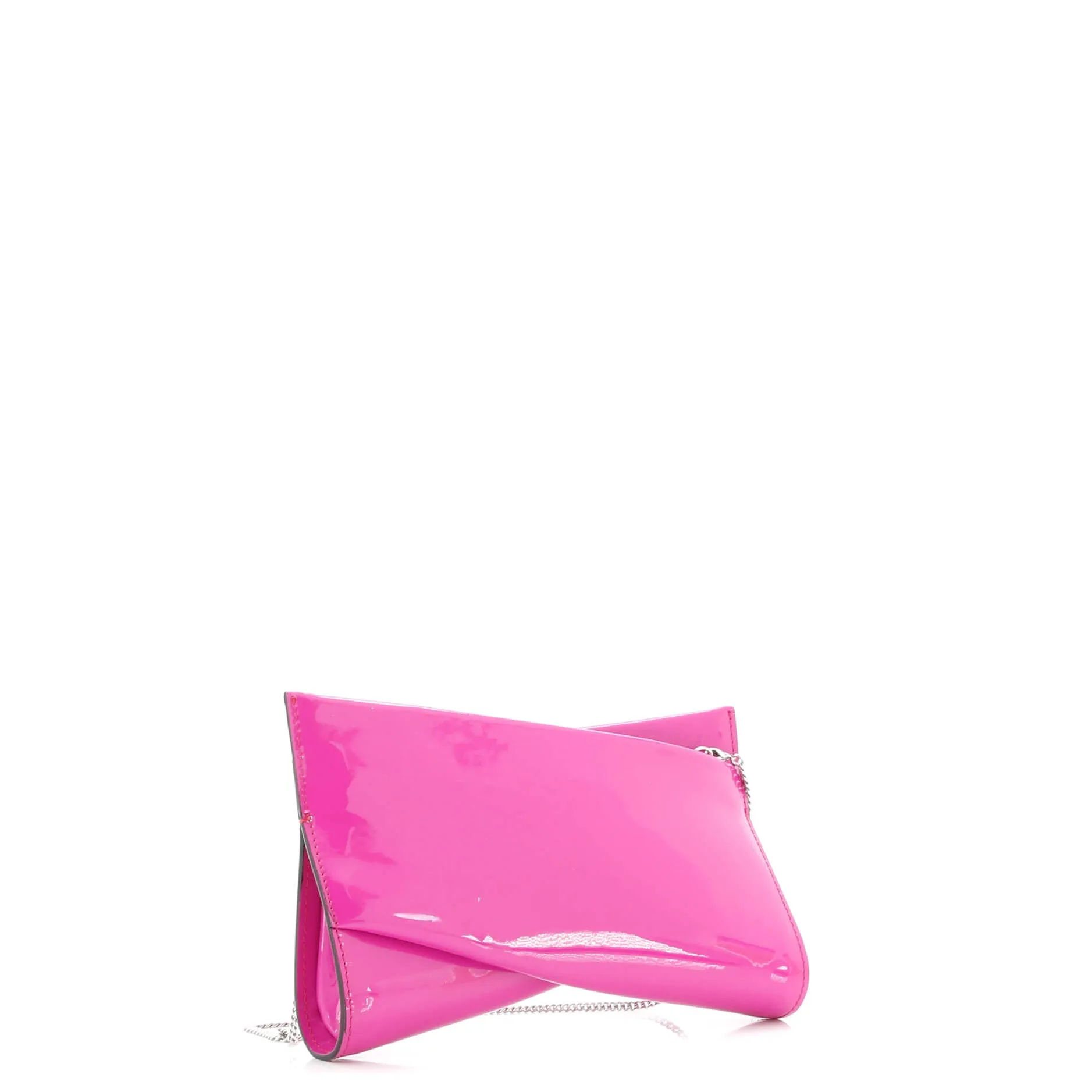 Pre-Loved Christian Louboutin Loubitwist Clutch On Chain Leather Small sold by Zulily product image thumbnail 2